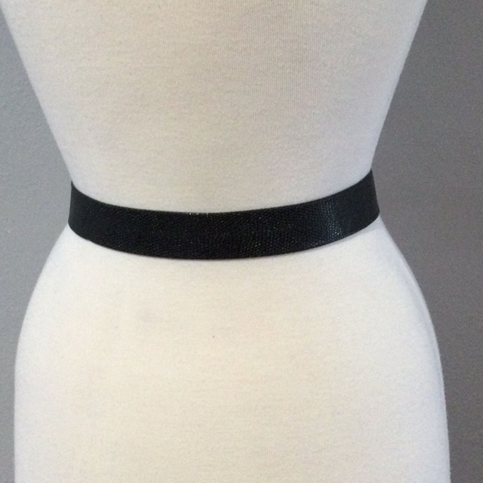 Other Black Belt w/Silver Plated Art Decor Buckle 32 Inches Size ONE SIZE - 6 Thumbnail