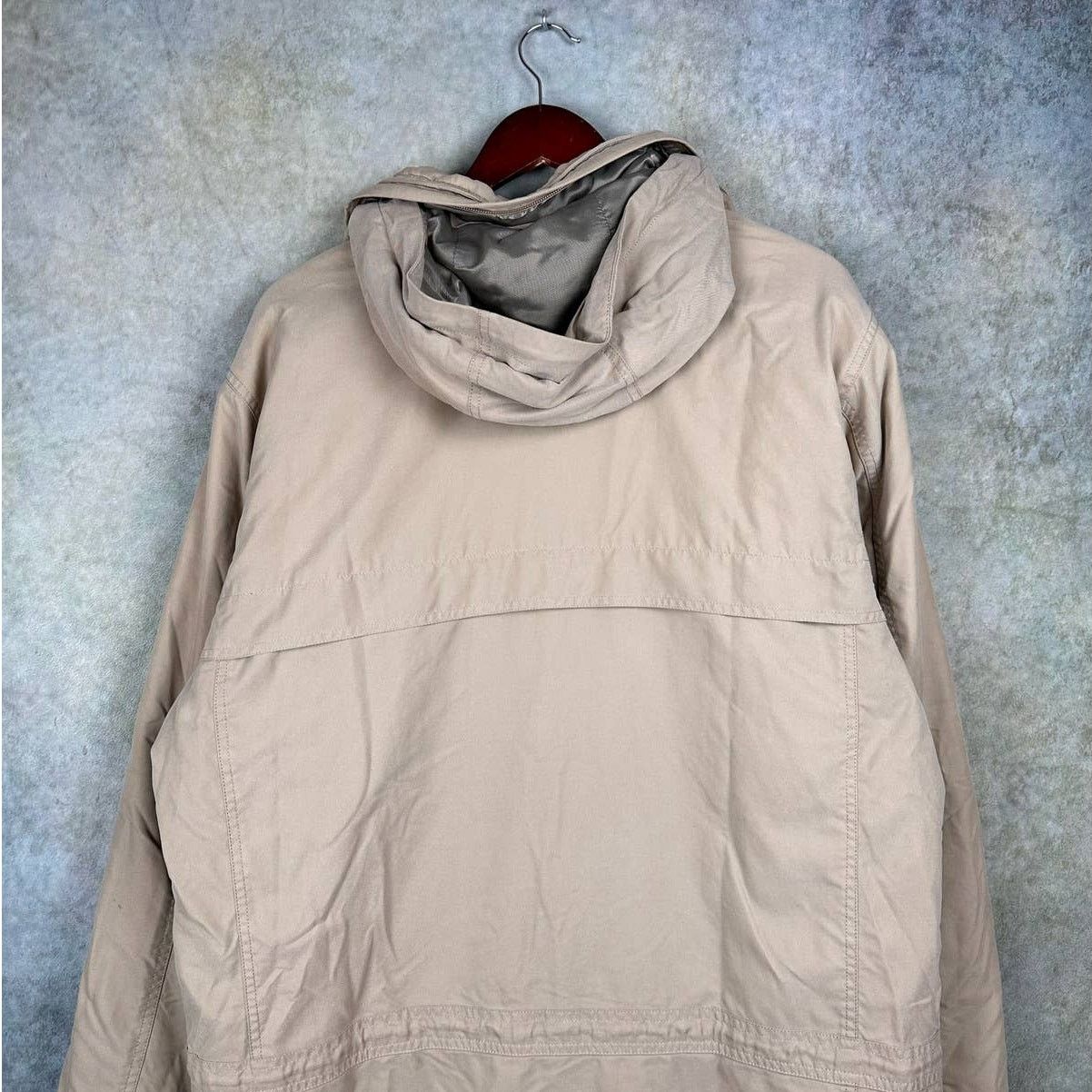 L.L. Bean × Vintage Vintage 90s LL Bean Long-Line Khaki Parka Coat L Tall Size US L / EU 52-54 / 3 - 3 Thumbnail
