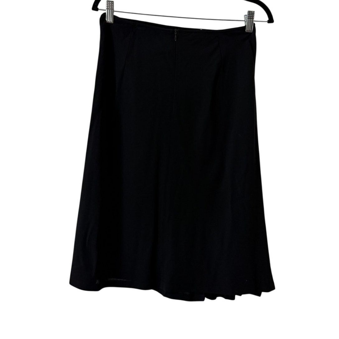 Dries Van Noten Dries Van Noten Midi Black Skirt Size 28" / US 6 / IT 42 - 2 Thumbnail