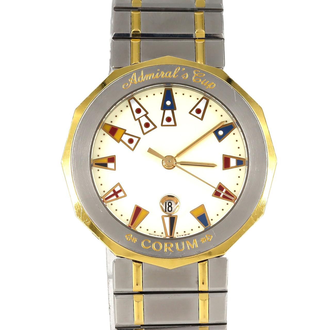 Corum Corum Corum Admiral’s Cup Stainless Steel Yellow Gold Quartz Metal Quartz 99.810.21.V-52 DUTY FREE for USA Size ONE SIZE - 1 Thumbnail