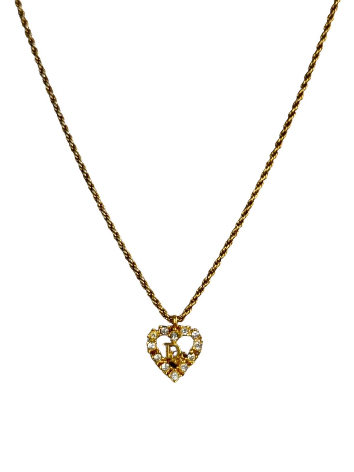 Christian Dior Monsieur Rare necklace Christian Dior Paris Heart y2k original Size ONE SIZE - 1 Thumbnail