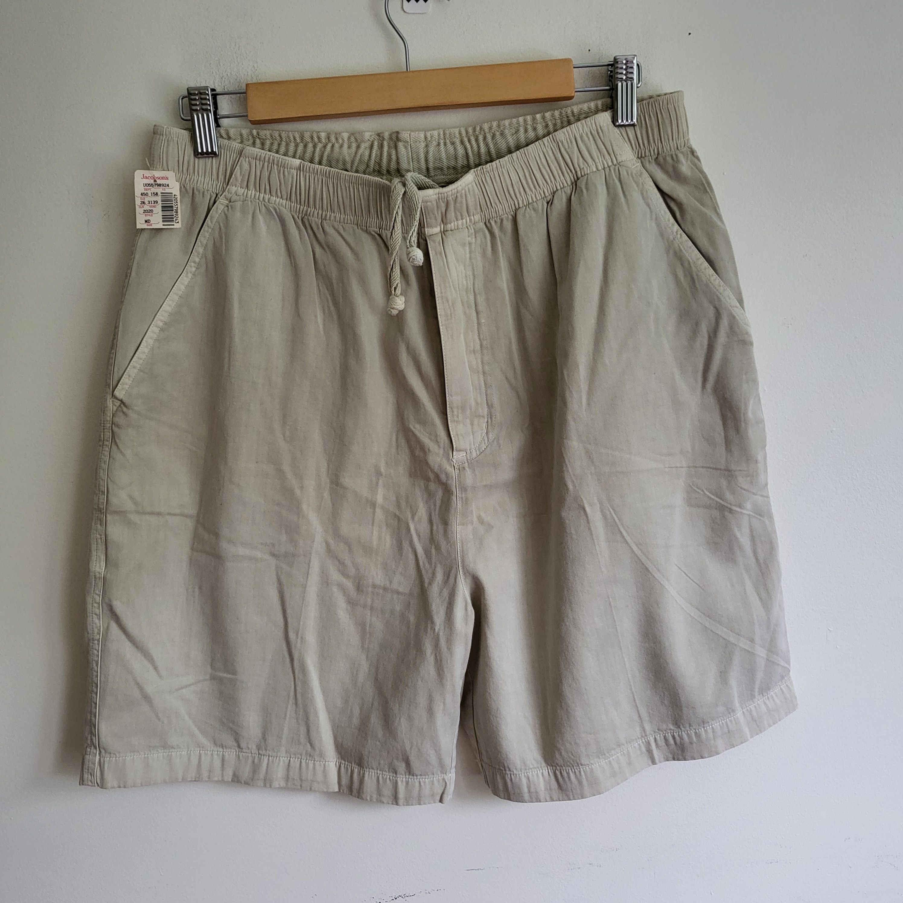 Vintage Vtg NWT Men's M Pull On Waistband With Drawstring Shorts Size US 31 - 2 Thumbnail