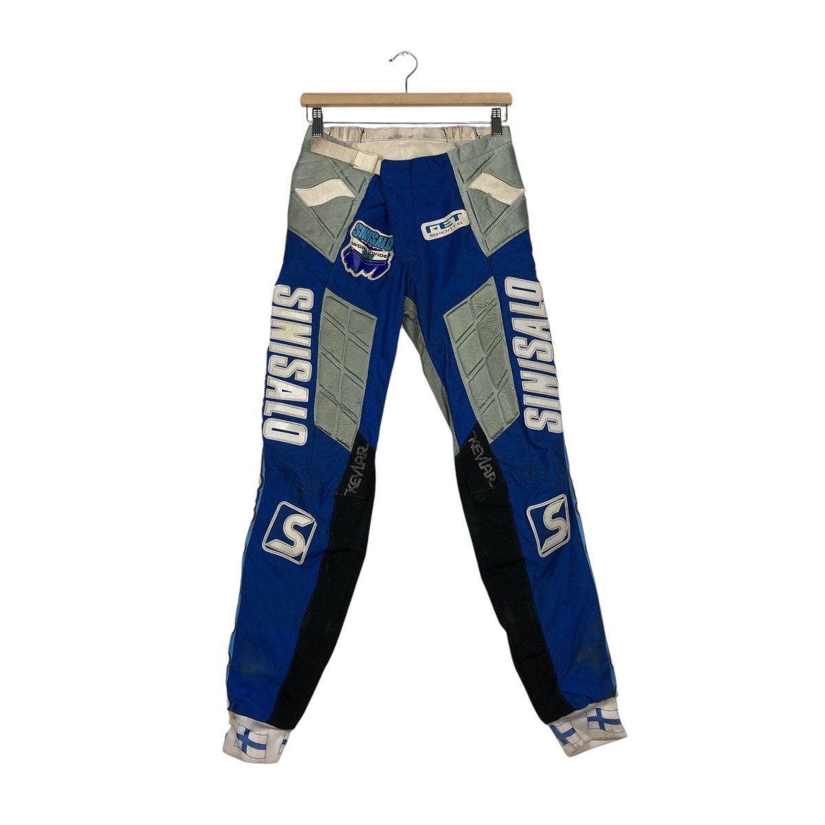 Japanese Brand 📌Vintage World Racing Team Sinisalo Motor Cross Pants Size US 28 / EU 44 - 2 Thumbnail
