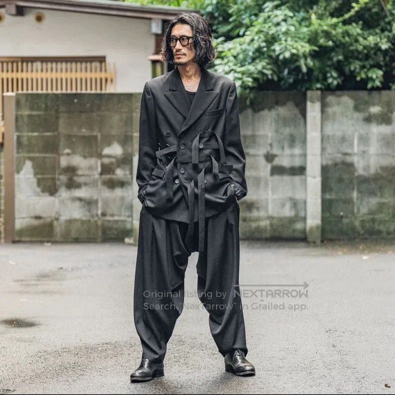 Yohji Yamamoto Yohji Yamamoto Wool Drop-Crotch Pants. Size US 32 / EU 48 - 3 Thumbnail