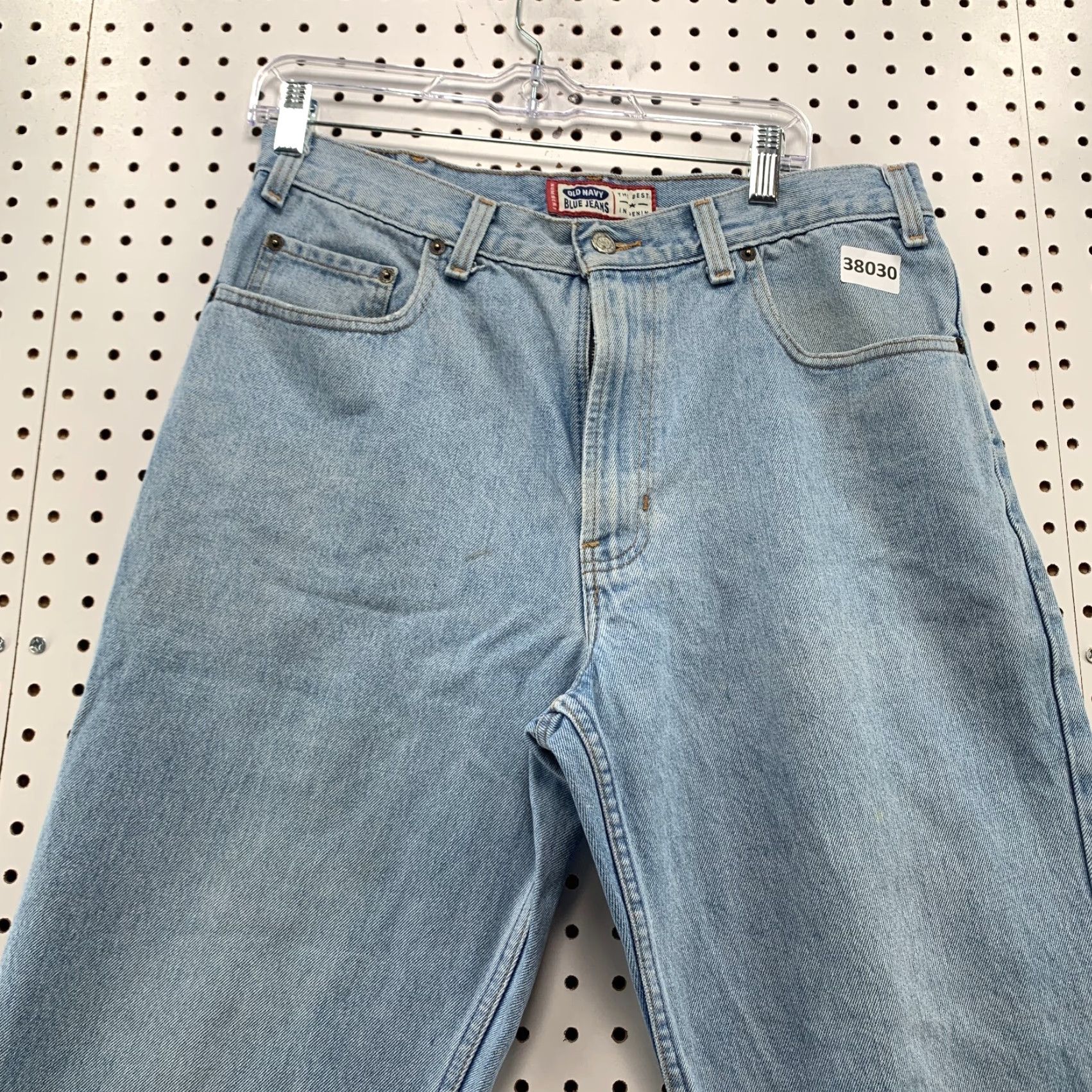 Gap VINTAGE Gap Jeans Mens 33x30 Blue Denim Straight Light Wash 90s 2000s Mens Jeans Size US 33 - 7 Thumbnail