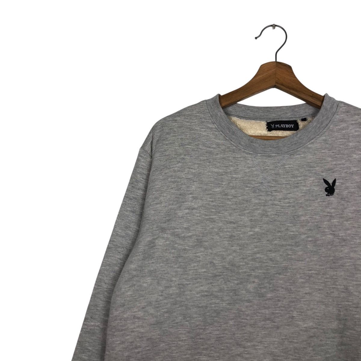Japanese Brand Playboy Bunny Logo Sweatshirt Gray Long Sleeve Crewneck Size US L / EU 52-54 / 3 - 8 Thumbnail