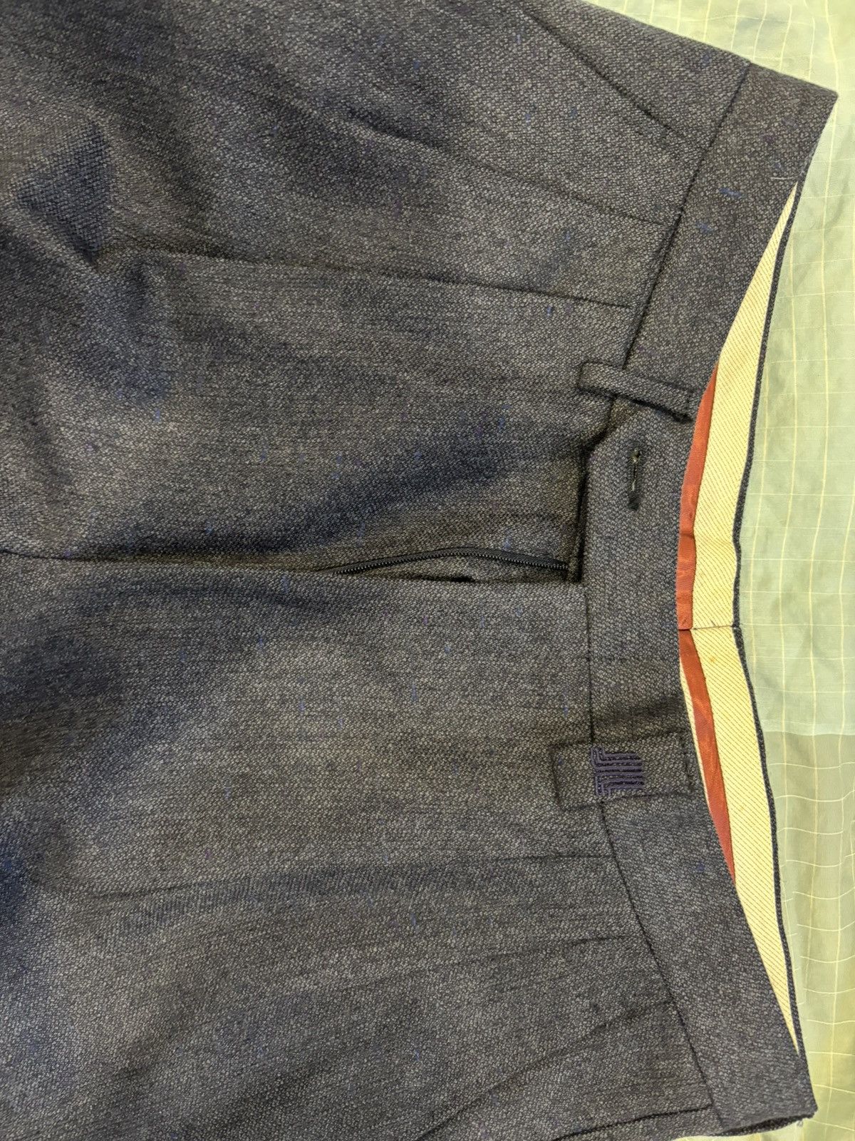 Lanvin Lanvin Dark Blue 100% Wool Pants Size 38R - 1 Thumbnail