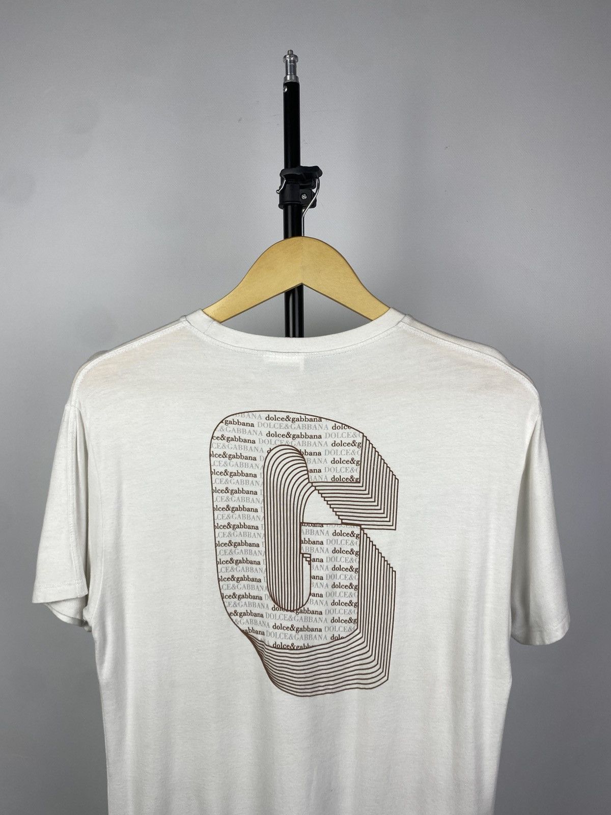 Dolce & Gabbana × Vintage Vintage Dolce & Gabbana Big Logo Double sided Luxury t shirt Size US L / EU 52-54 / 3 - 10 Thumbnail