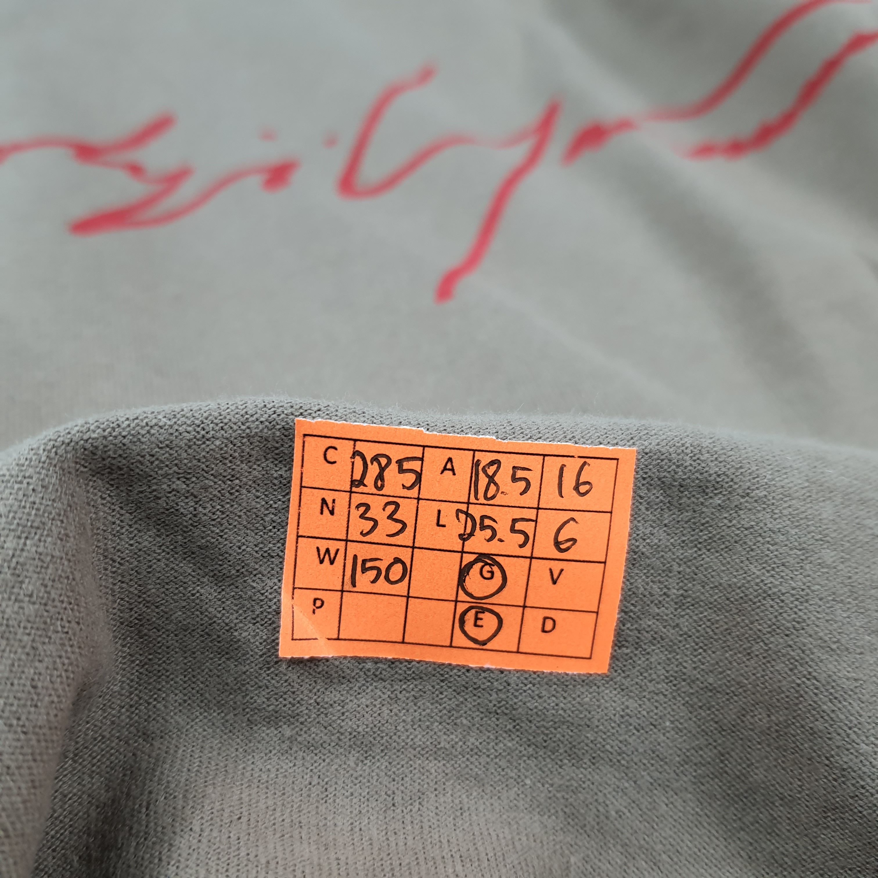Yohji Yamamoto Vintage A.A.R Yohji Yamamoto Japan Designer Tshirt C285N33 Size US S / EU 44-46 / 1 - 9 Thumbnail