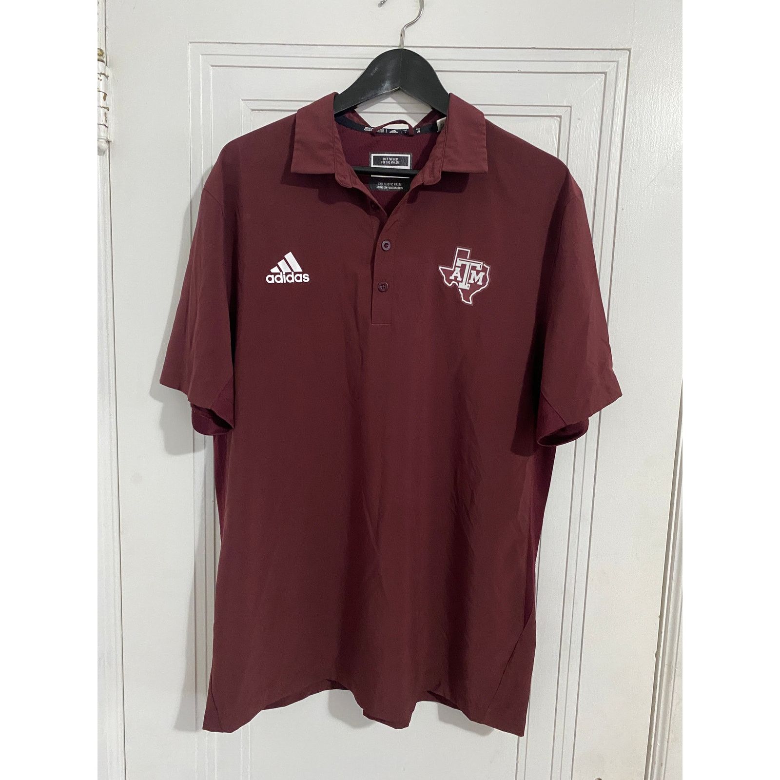 Adidas Texas A&M Aggies Adidas Polo Shirt Men's Size Large Size US L / EU 52-54 / 3 - 1 Thumbnail