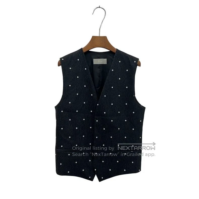 Dior Dior Woollen polked dot vest Size US S / EU 44-46 / 1 - 1 Thumbnail