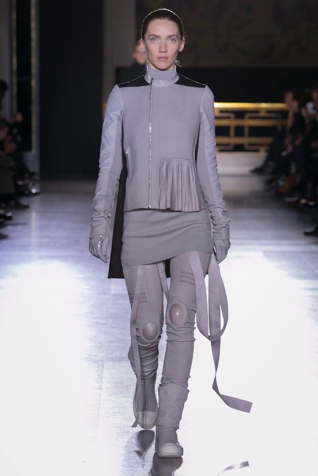 Rick Owens *BRAND NEW*rick owens split biker frilled jacket Size XS / US 0-2 / IT 36-38 - 3 Thumbnail