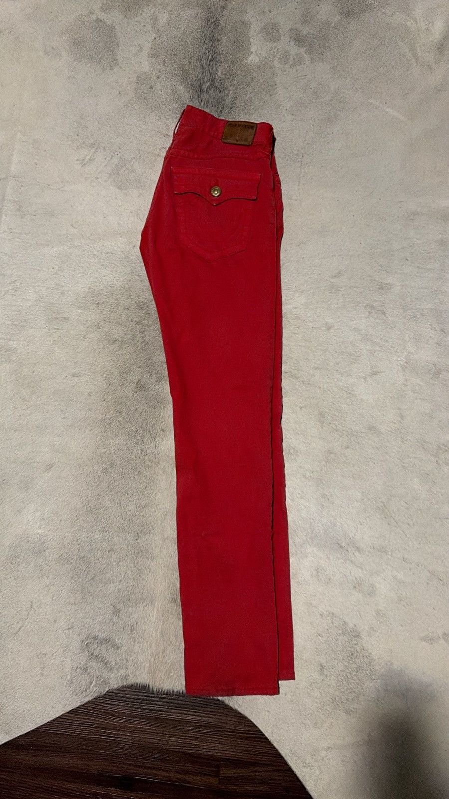True Religion Red on Red True Religion Jeans Size US 30 / EU 46 - 2 Thumbnail