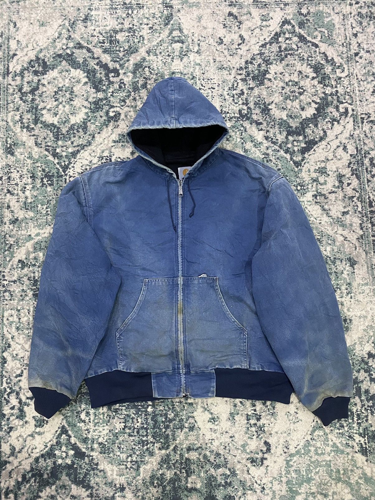 Carhartt Carhartt Jacket Type J132 Sun Faded Hoodie Jacket Size US XXL / EU 58 / 5 - 4 Thumbnail
