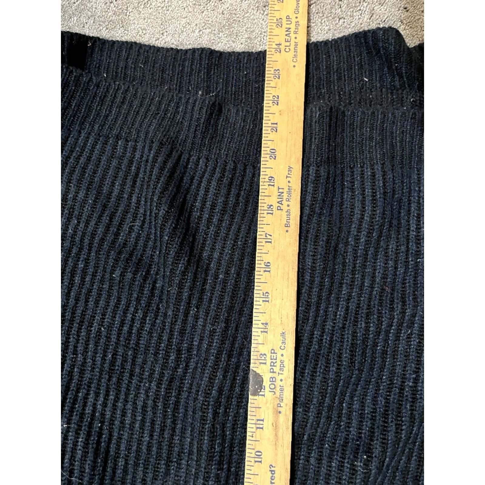 Topshop VINTAGE Topshop Womens Size 4-6 Black Pointelle Detail Crewneck Sweater Size S / US 4 / IT 40 - 5 Thumbnail