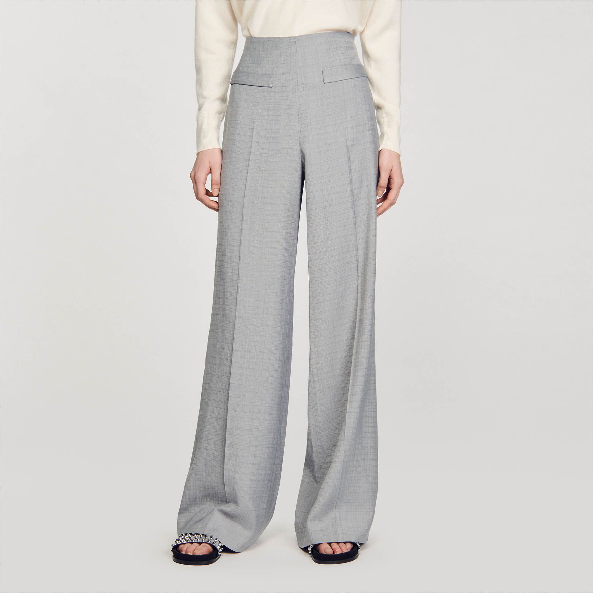 Sandro Grey pants Size 27" / US 4 / IT 40 - 1 Thumbnail