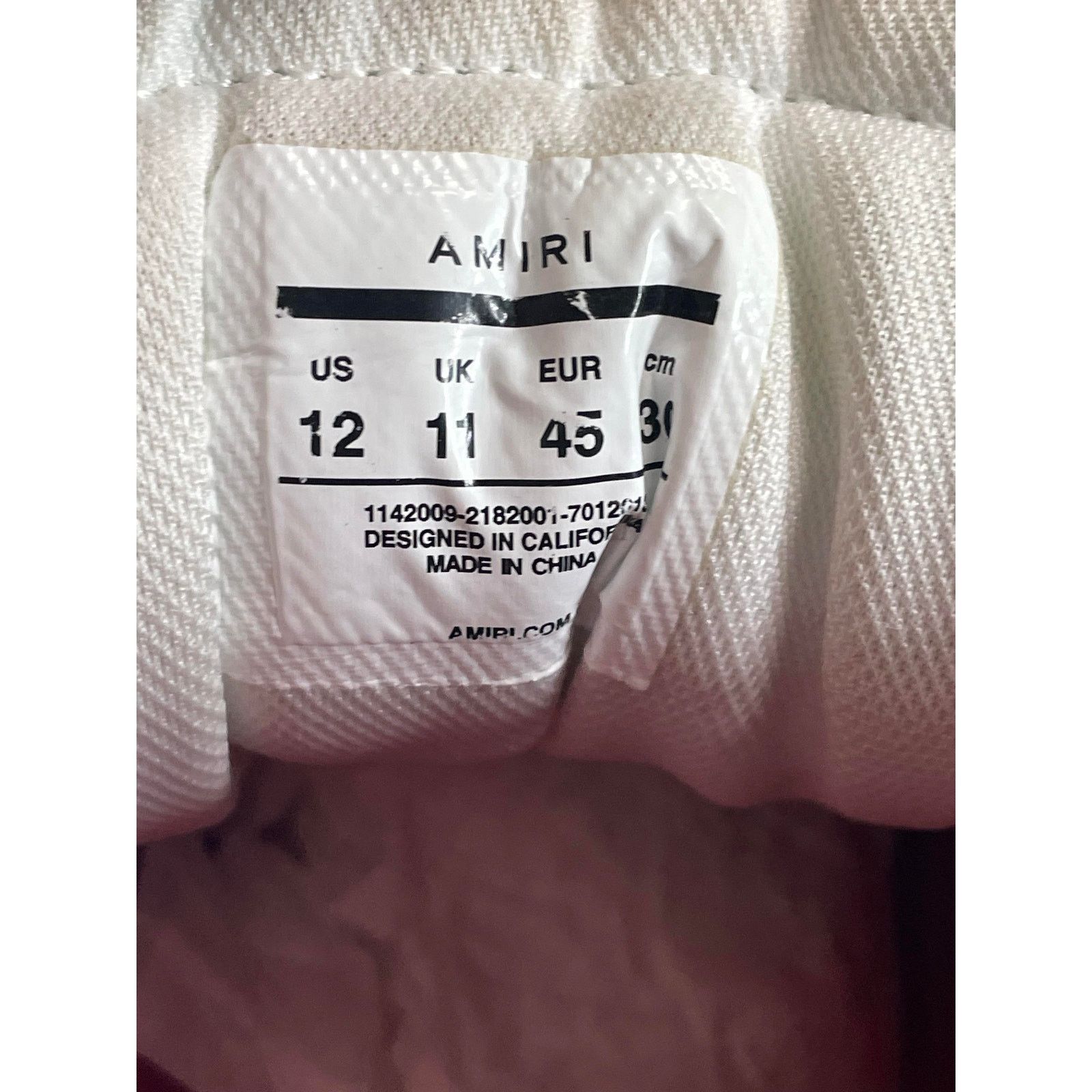 Amiri Amiri 'Skeleton' Red & White High Top Size US 12 / EU 45 - 4 Thumbnail