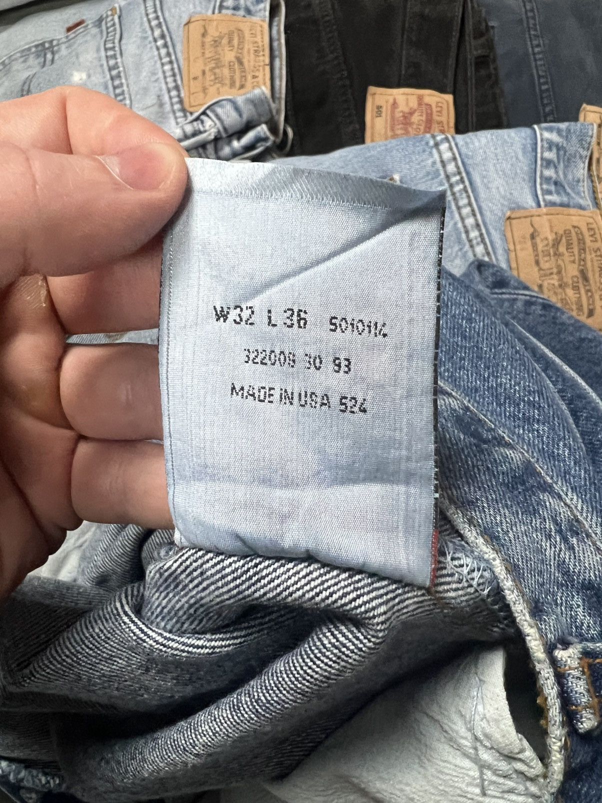 Levi's Vintage Levi’s 501 LVC denim men’s jeans Size US 32 / EU 48 - 6 Thumbnail
