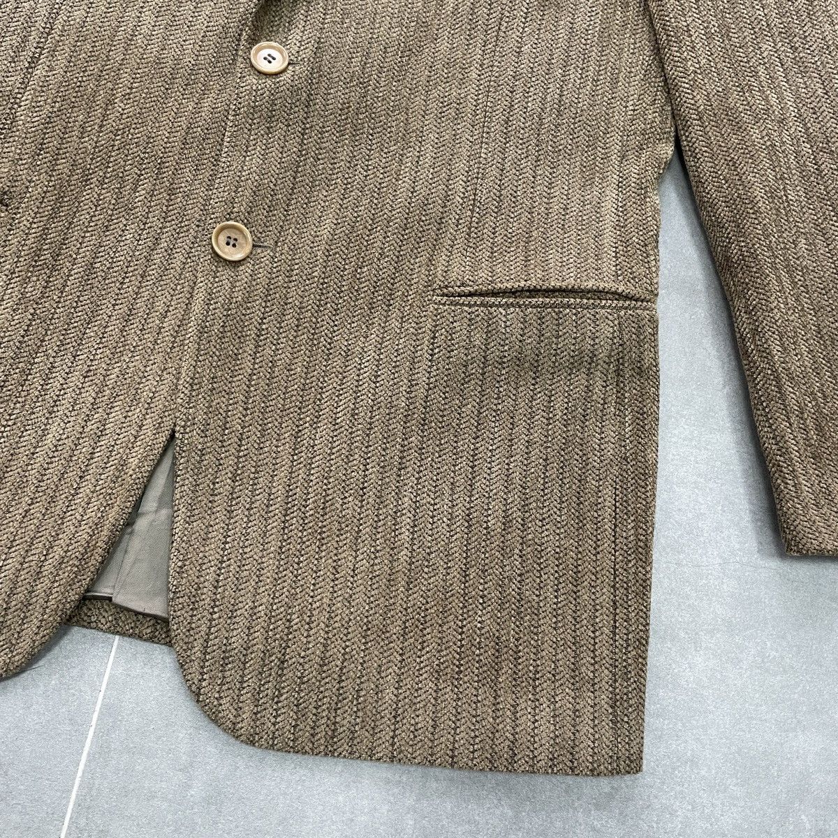 Pal Zileri Pal Zileri Pull Wool Corduroy Blazer Size 48 Size 48R - 7 Thumbnail