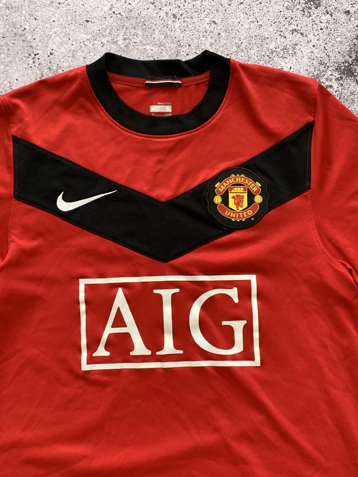 Nike 🔥NIKE MANCHESTER UNITED 2009/2010 HOME FOOTBALL SOCCER SHIRT Size US S / EU 44-46 / 1 - 4 Thumbnail