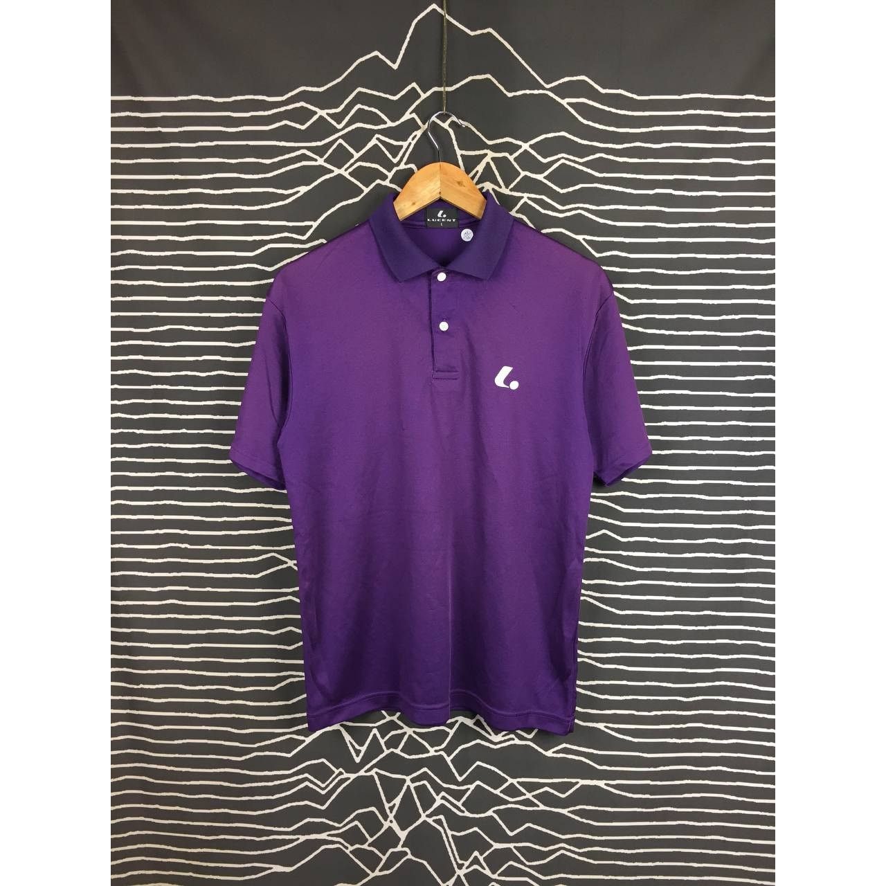 Japanese Brand × Vintage Lucent Japanese Brand Small Logo Activewear Polo Tee Size US M / EU 48-50 / 2 - 2 Thumbnail