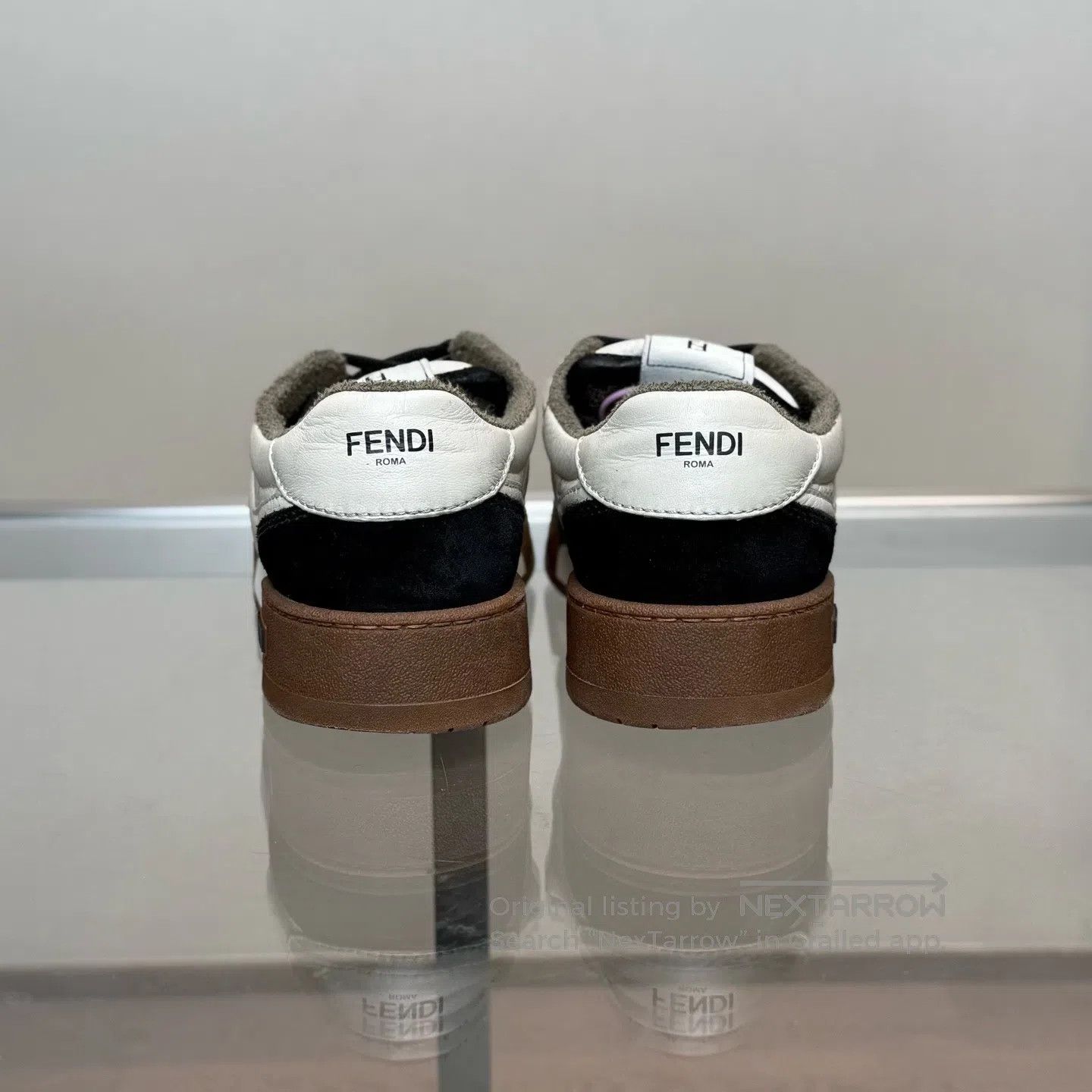 Fendi FENDI Match Black White Brown shoes Size US 7.5 / IT 37.5 - 3 Thumbnail