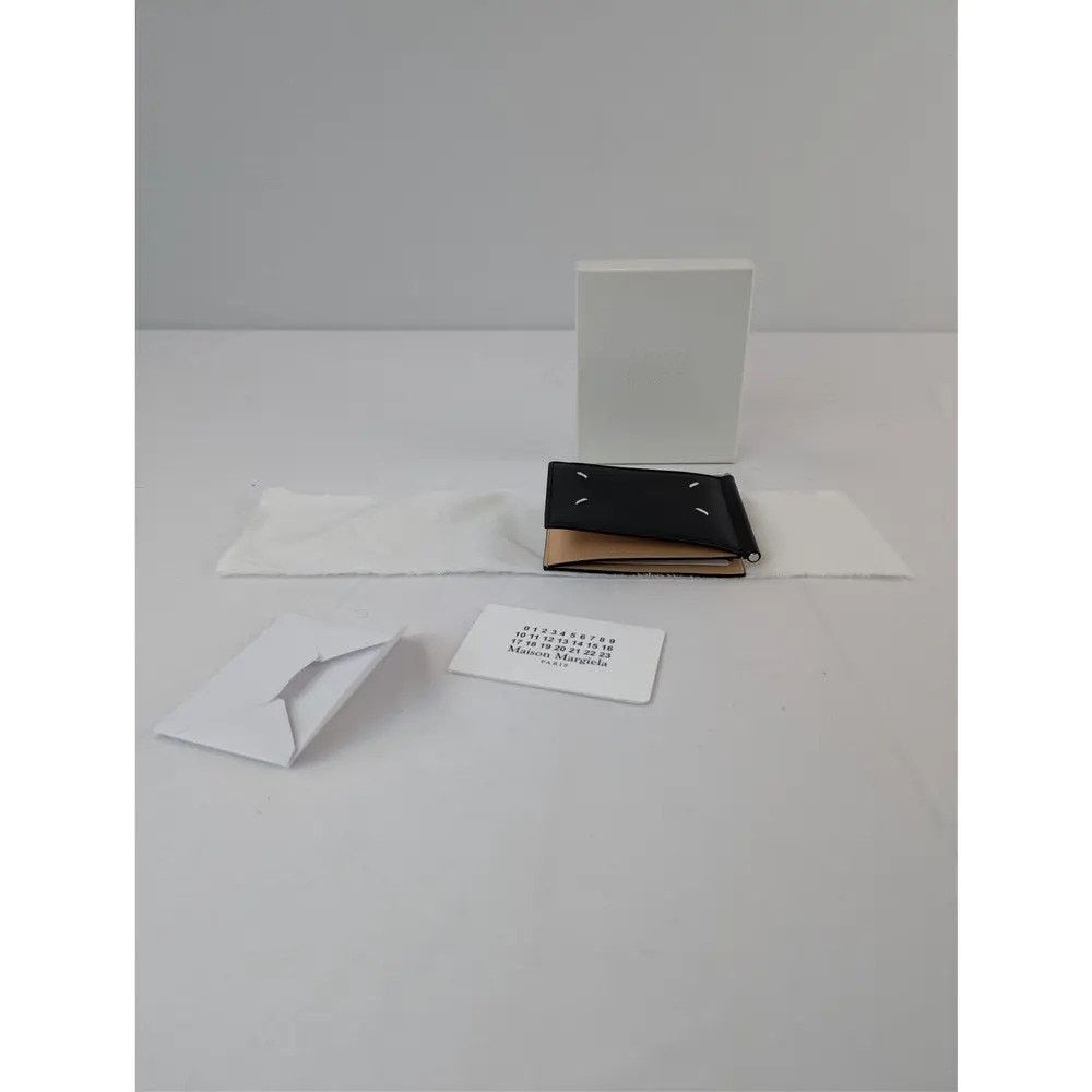 Maison Margiela o1rshd1 Q:2 / Size: OS / Four-Stitch Zipped Wallet in Black Size ONE SIZE - 9 Thumbnail