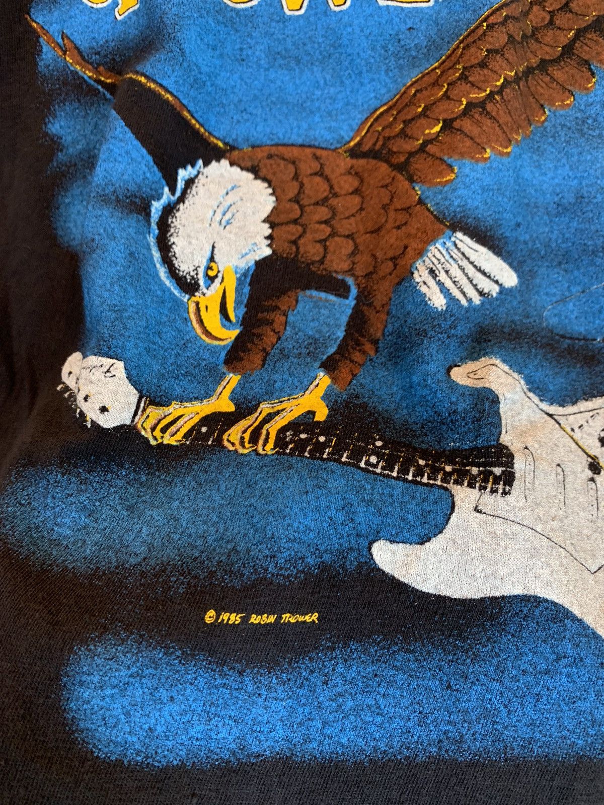 *RARE* Vintage 1985 Robin Trower Beyond The Mist Tour Shirt