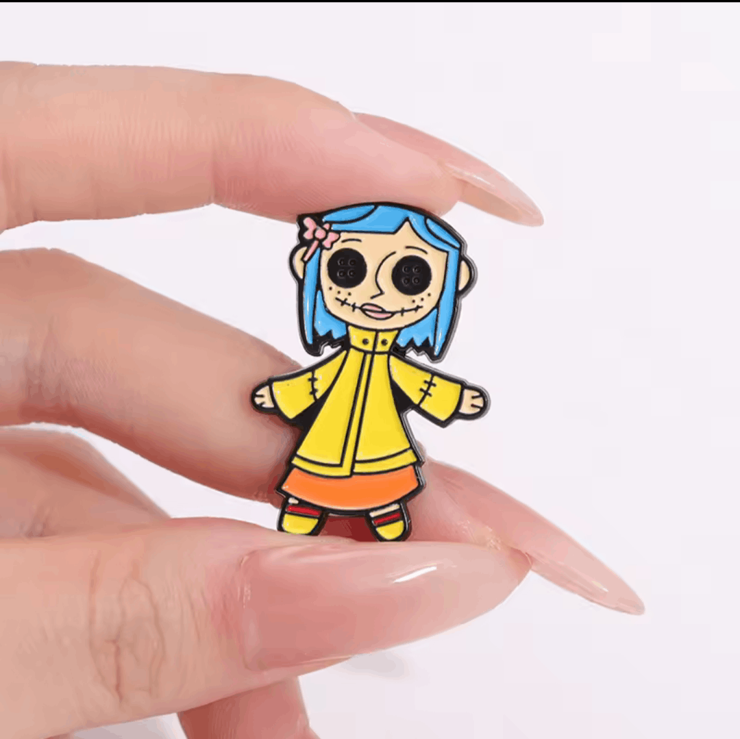 Japanese Brand CORALINE Enamel Lapel Metal Pin NEW Size ONE SIZE - 4 Thumbnail