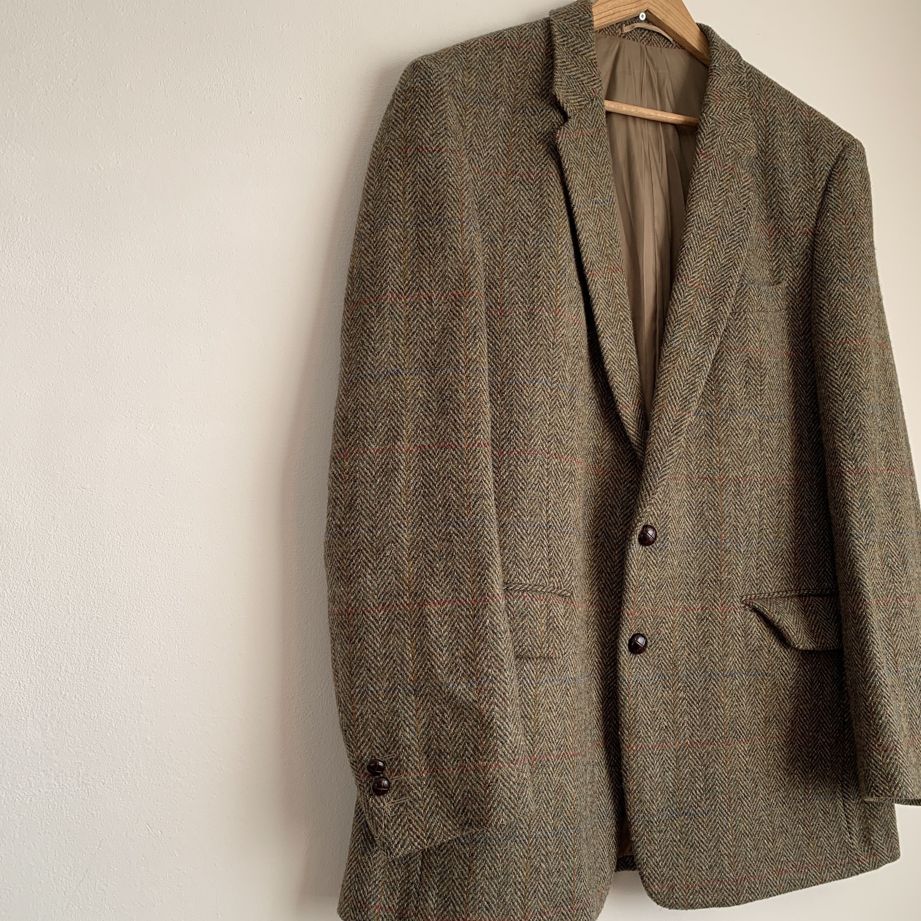 Harris Tweed Harris Tweed Mens Jacket Wool Blazer 52-54 Size US L / EU 52-54 / 3 - 6 Thumbnail