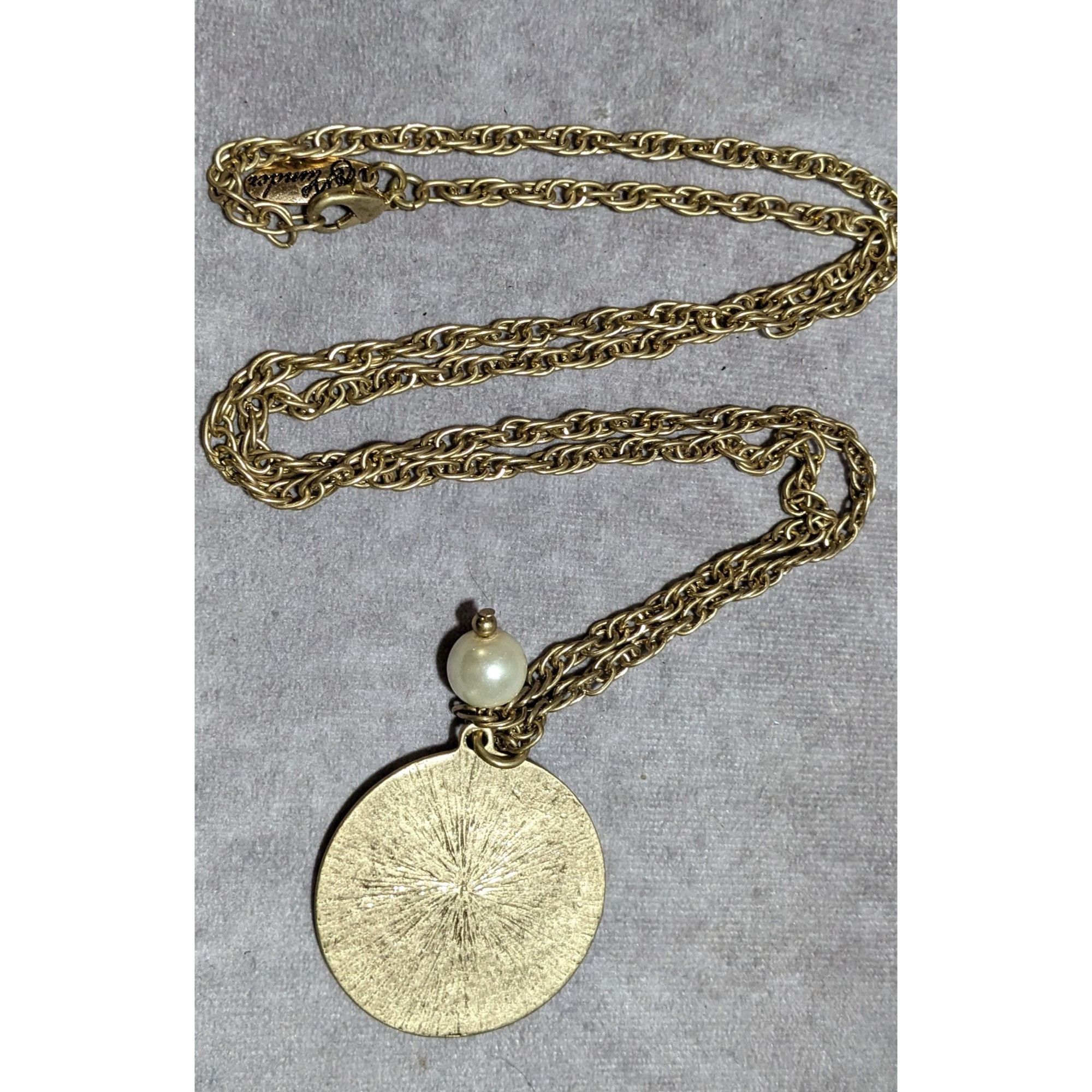 Other Plunder Jewelry Monogram "K" Medallion Necklace Size ONE SIZE - 14 Thumbnail