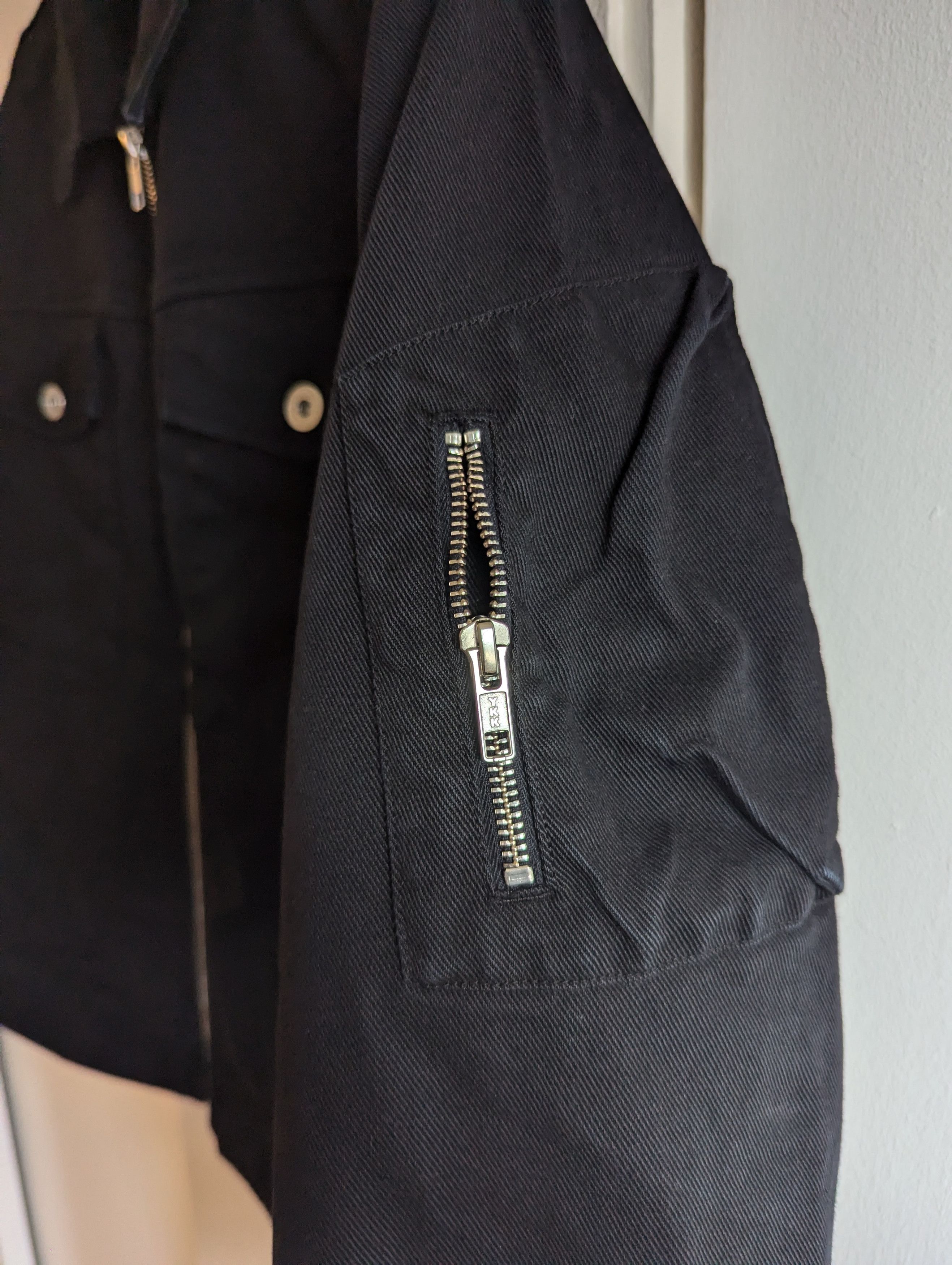 Random Identities Random Identities Black Denim Jacket Size US XS / EU 42 / 0 - 4 Thumbnail