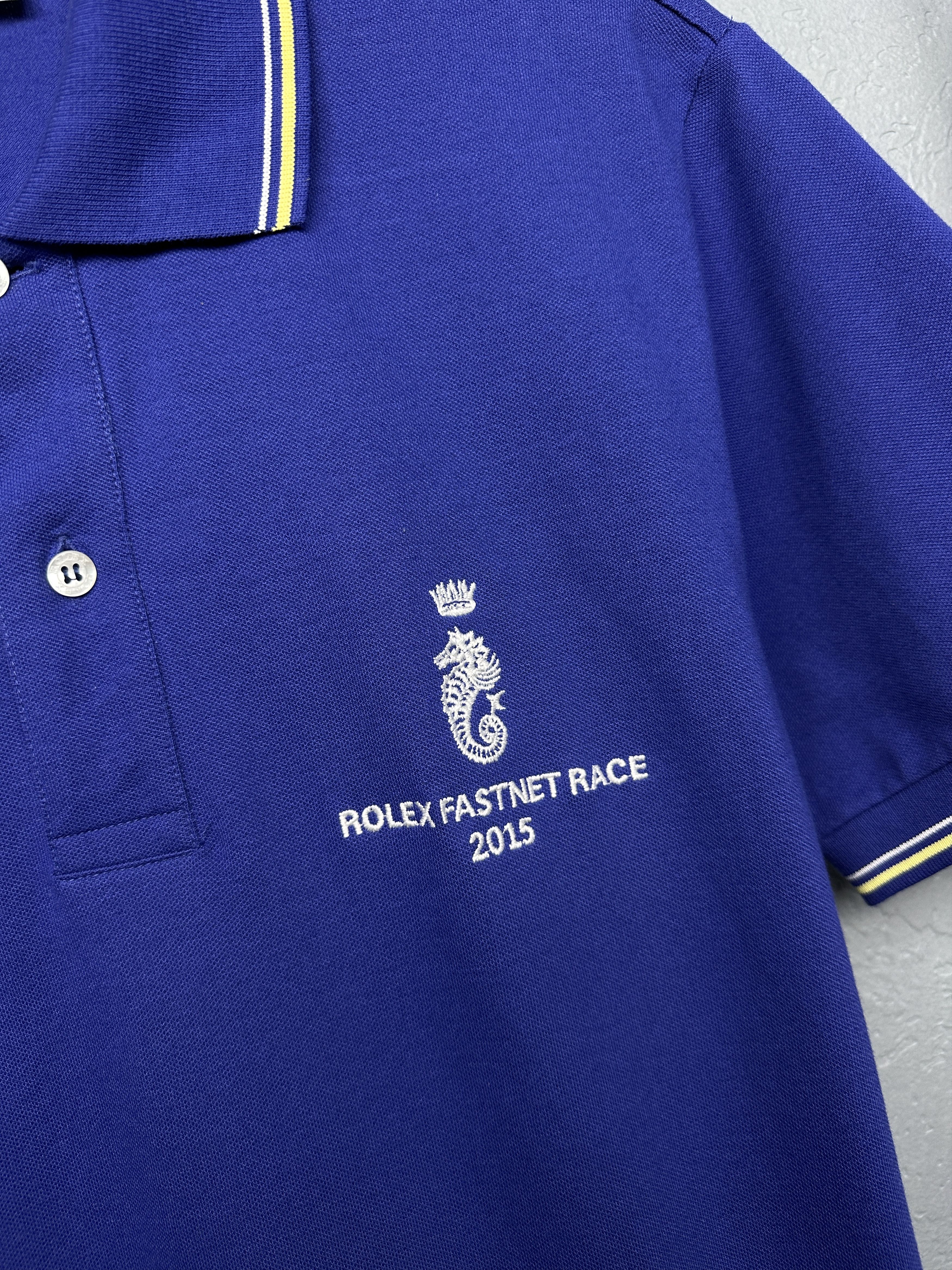 Rolex Rolex Fastnet Race 2015 Mens Uniform Polo Shirt Size US S / EU 44-46 / 1 - 3 Thumbnail