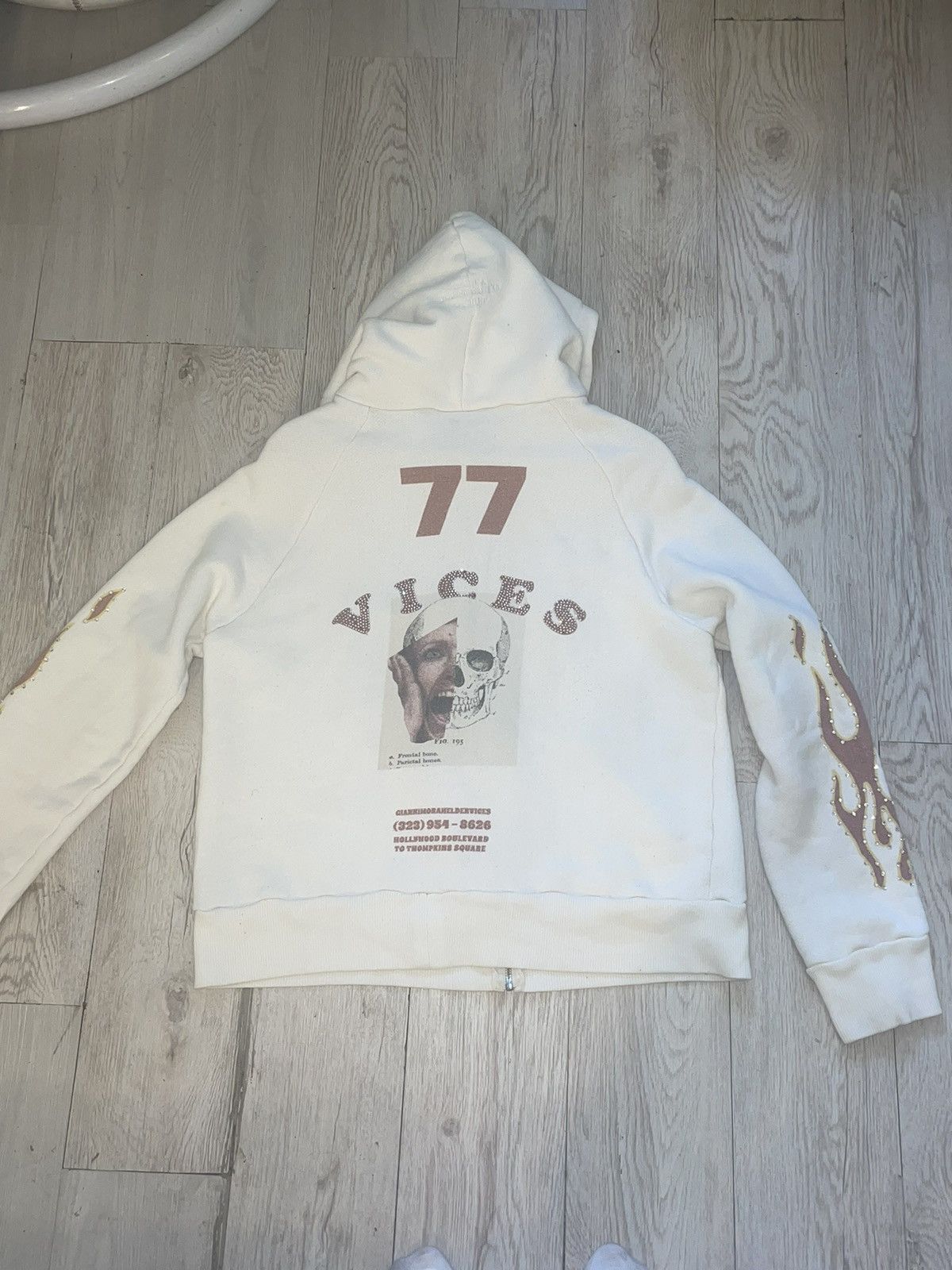 Helder Vices Helder Vices Columbia Rare Rhinestone Zip Hoodie Size US M / EU 48-50 / 2 - 1 Thumbnail