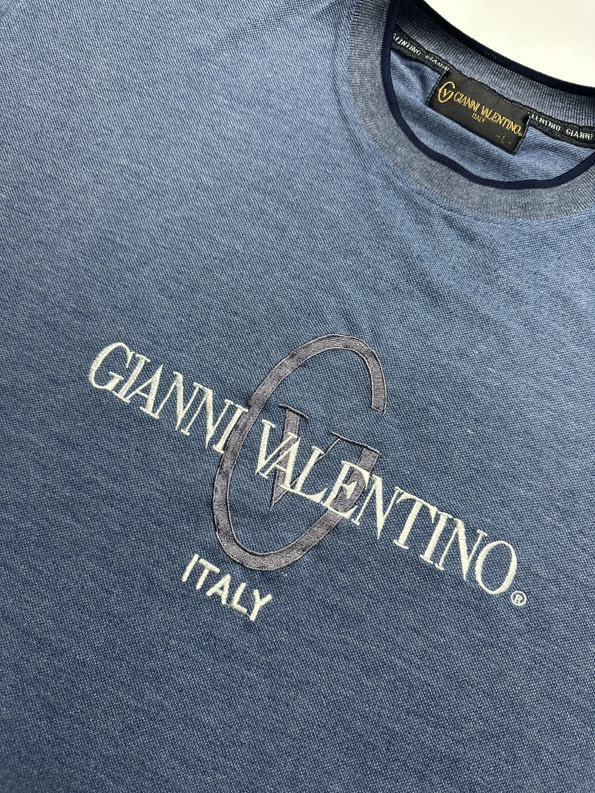 Gianni Valentino VINTAGE GIANNI VELENTINO TEE , SHIRT Size US L / EU 52-54 / 3 - 3 Thumbnail
