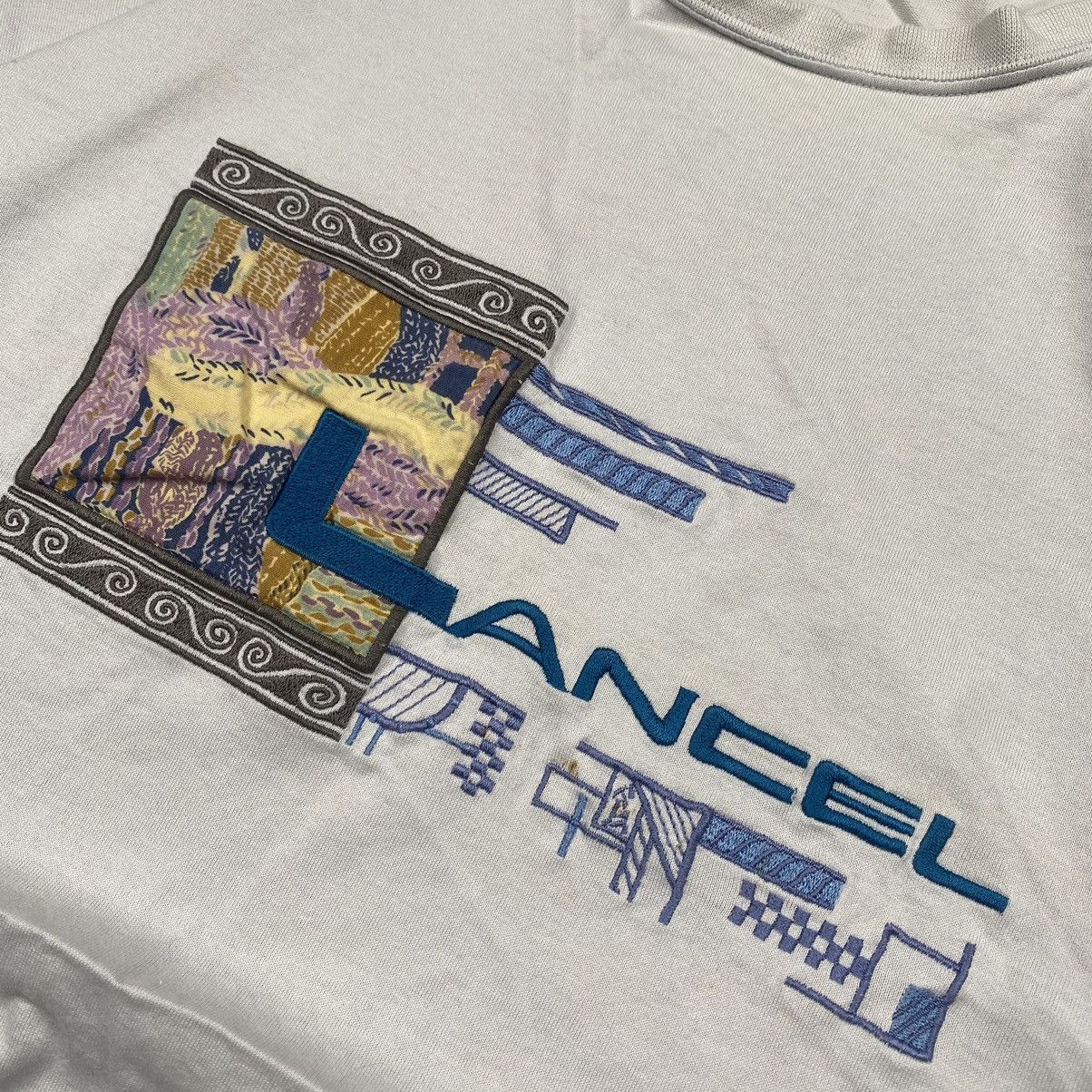 Designer × Lancel 90s Lancel Paris Embroidery Tee Size US L / EU 52-54 / 3 - 2 Thumbnail