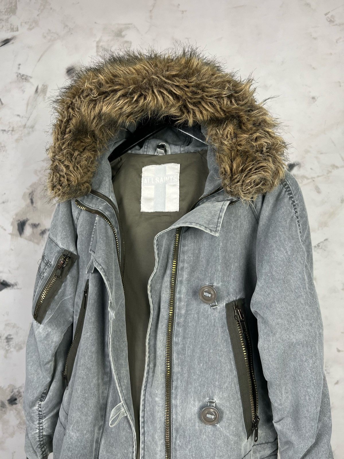 Allsaints Vintage All Saints Parka Jacket Size XS - S Size S / US 4 / IT 40 - 3 Thumbnail