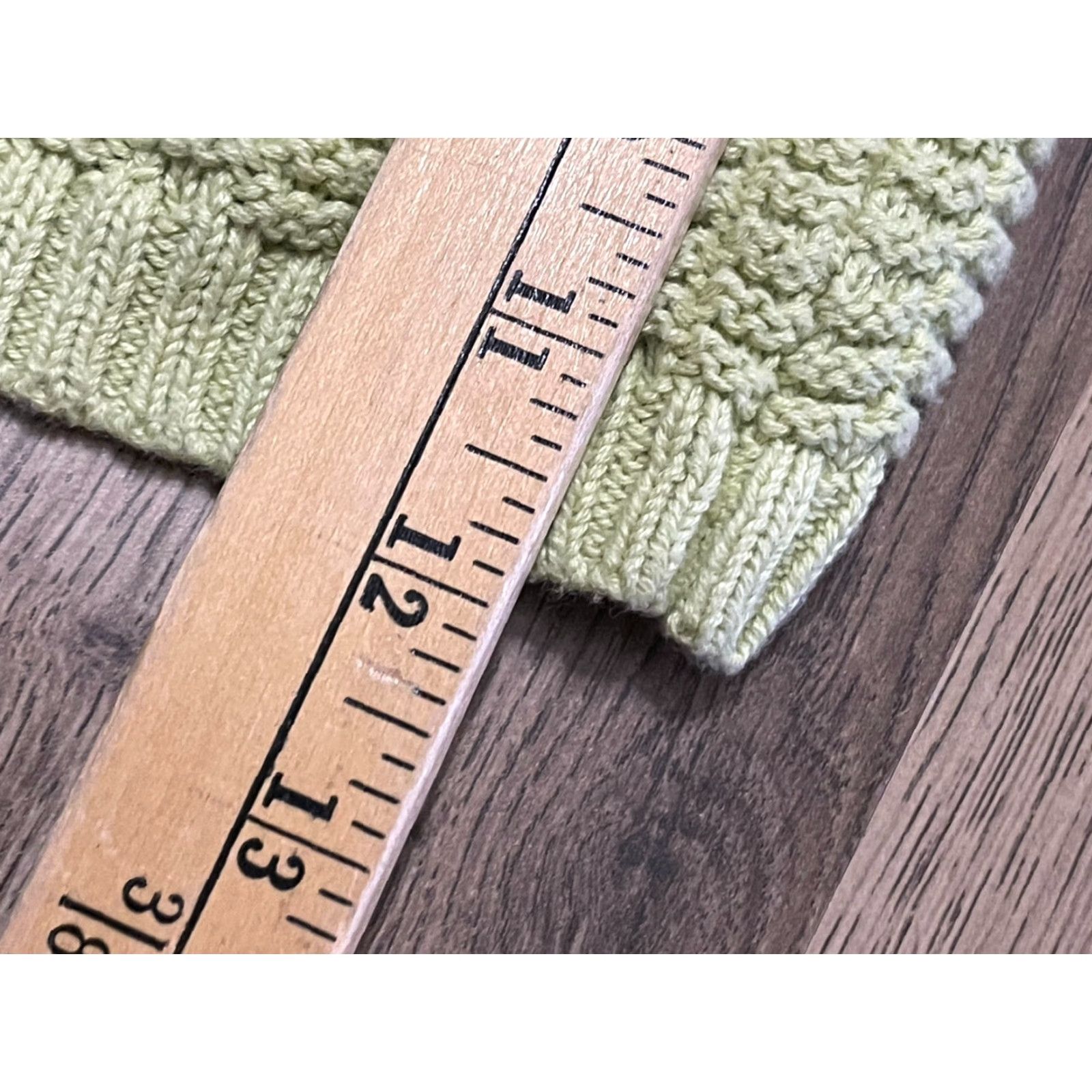 Vintage Christopher & Banks Sweater Cardigan Women M Green KnIT Button Knit Casual Size M / US 6-8 / IT 42-44 - 7 Thumbnail