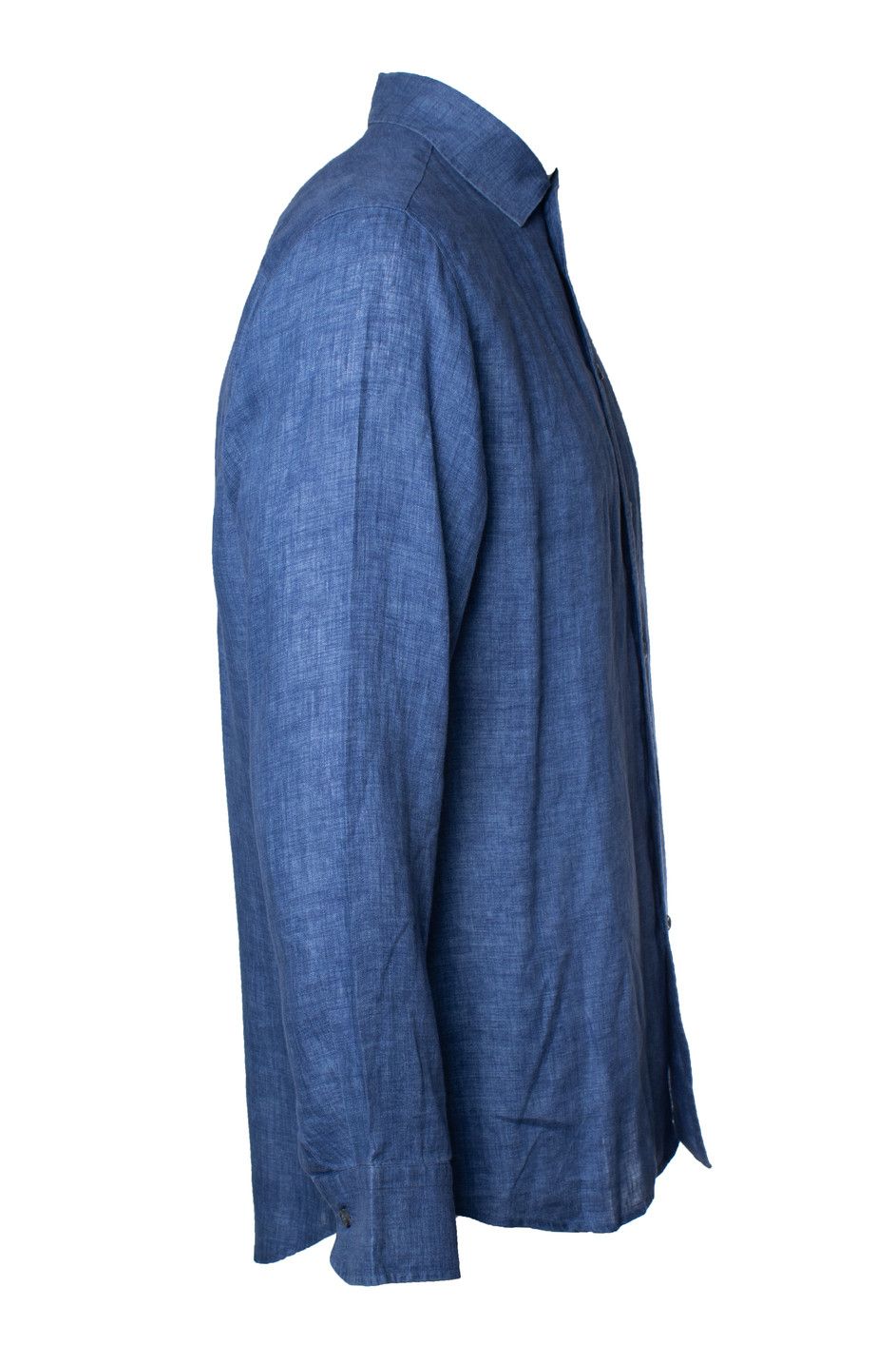 Brioni Brioni, Blue linen shirt Size US L / EU 52-54 / 3 - 4 Thumbnail