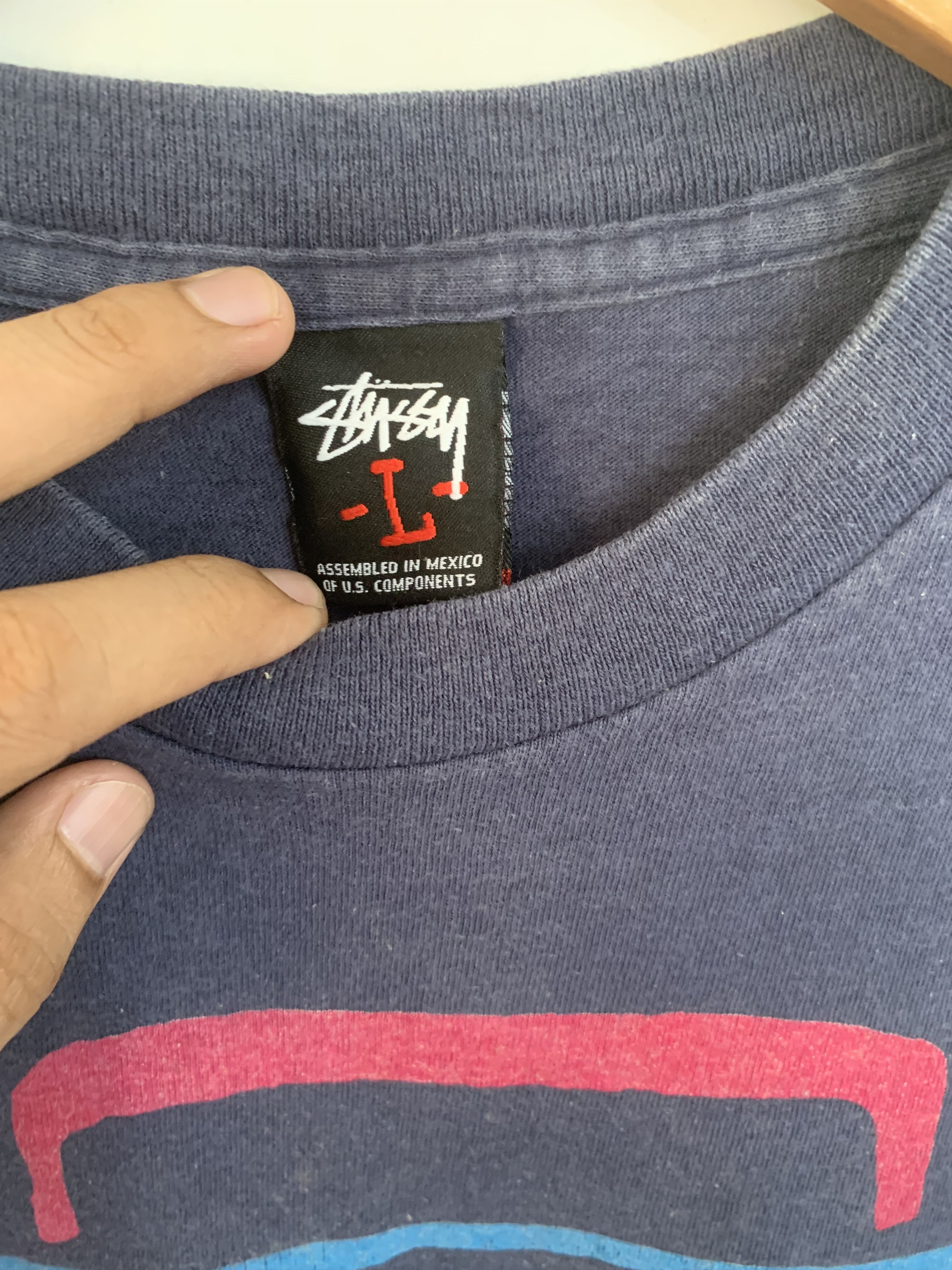 Stussy Vintage Stussy T-Shirt Rare Navy Size US S / EU 44-46 / 1 - 4 Thumbnail