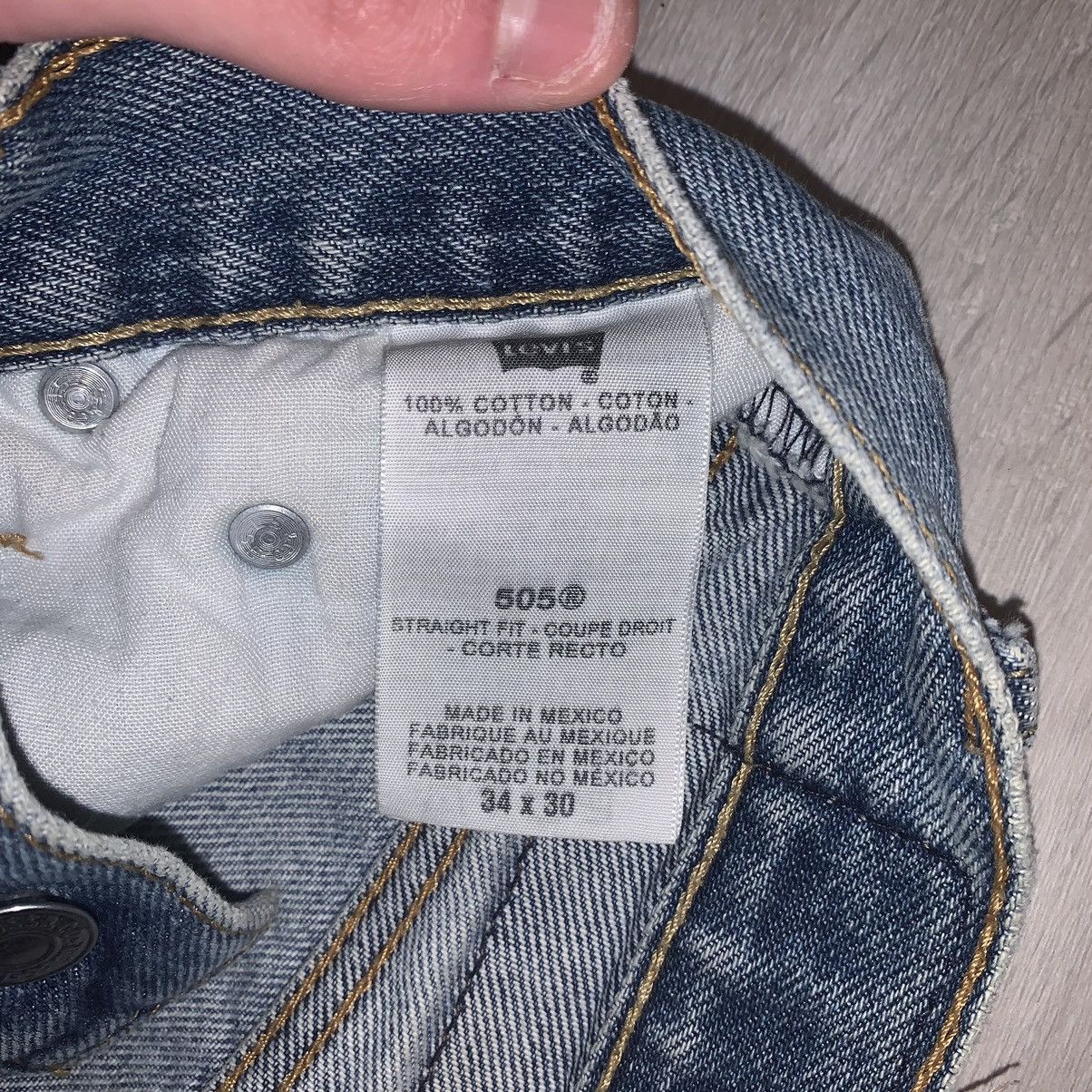 Levi's × Vintage Vintage Levi’s Straight Fit Denim Size US 30 / EU 46 - 5 Thumbnail