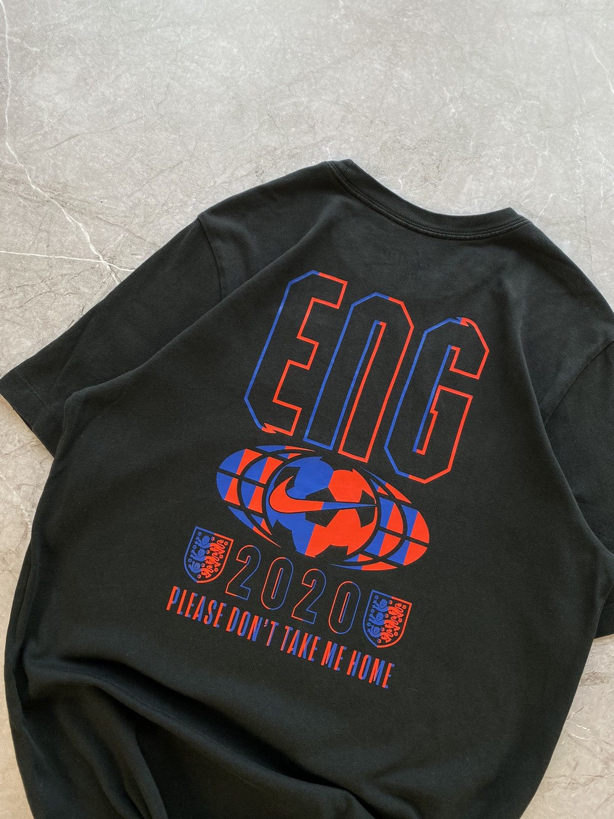 Nike Rare Nike England National Team 2019/2020 T-Shirt Black Size US M / EU 48-50 / 2 - 3 Thumbnail