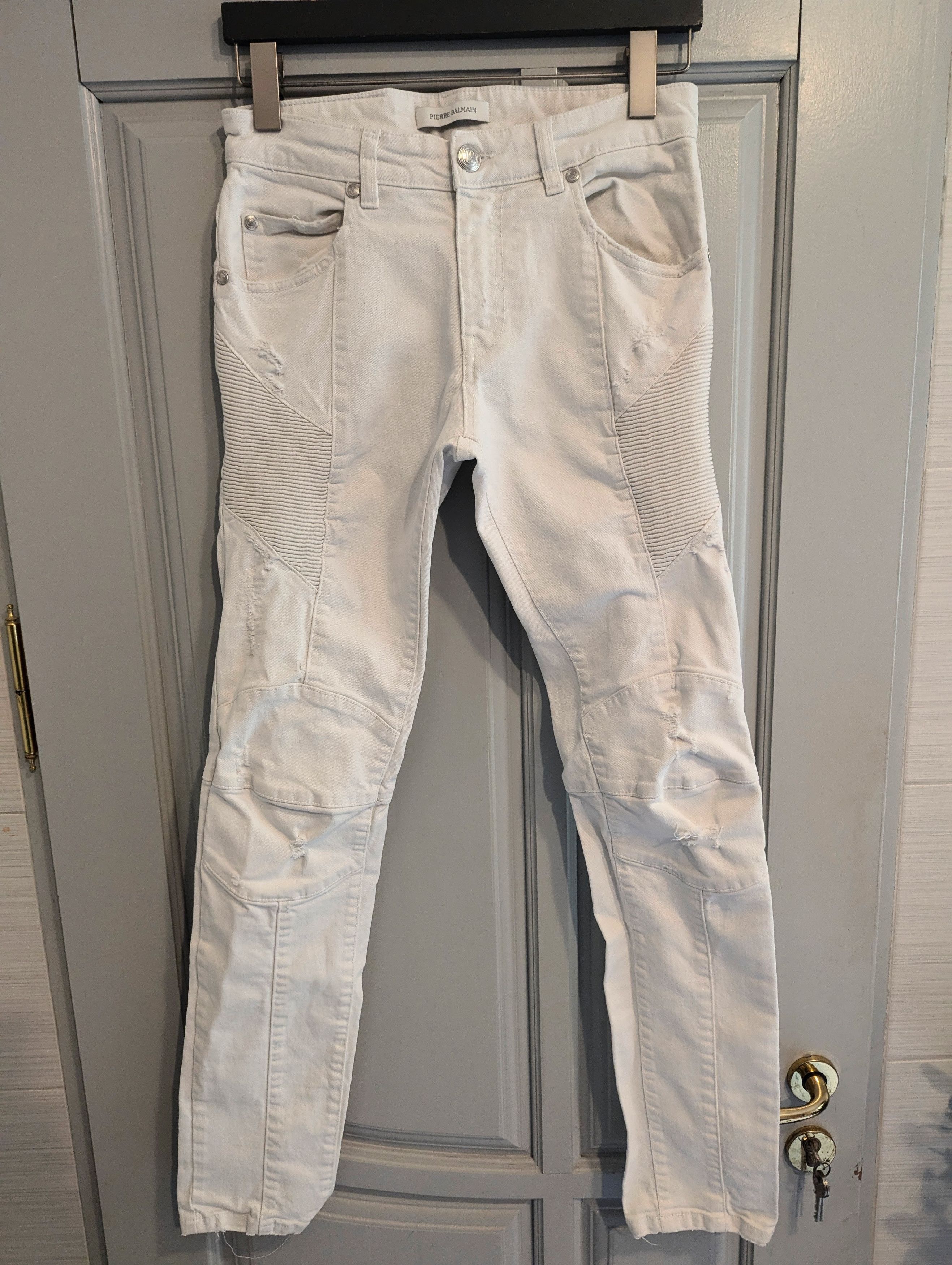 Balmain white jeans