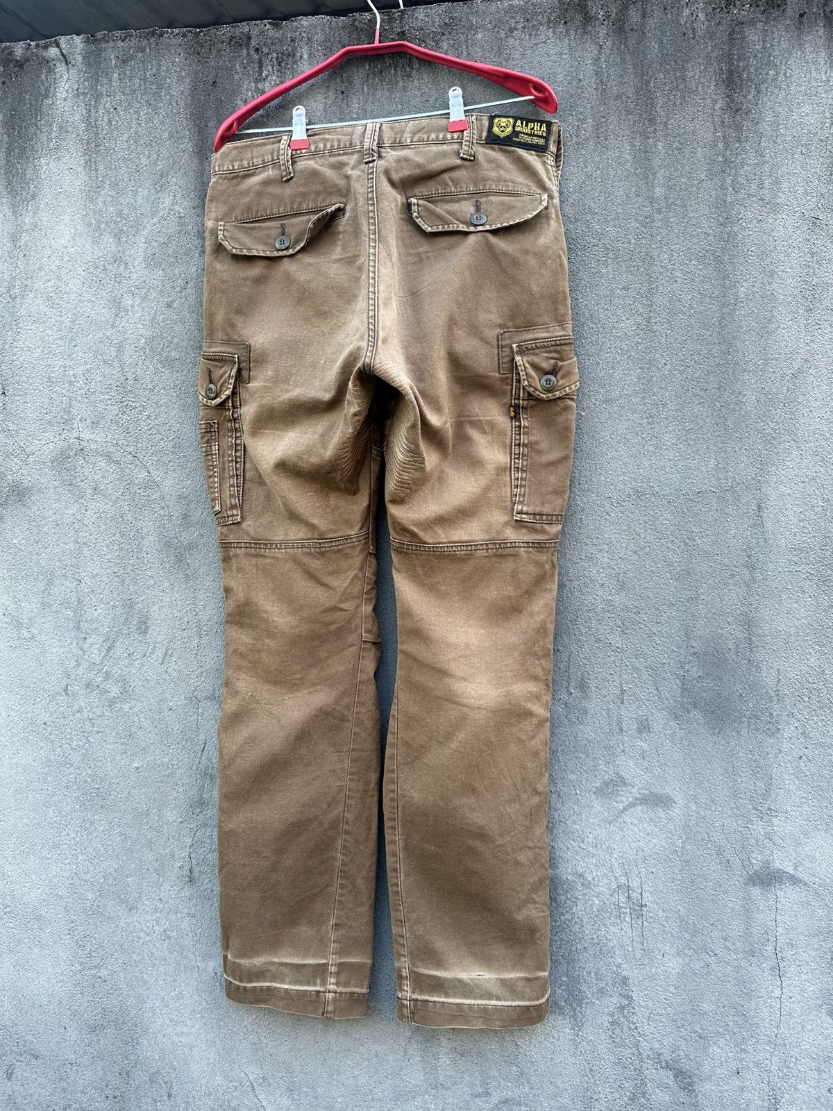 Alpha Industries 🪖Vintage Faded Alpha Industries Brown Cargo Pants Size US 30 / EU 46 - 9 Thumbnail