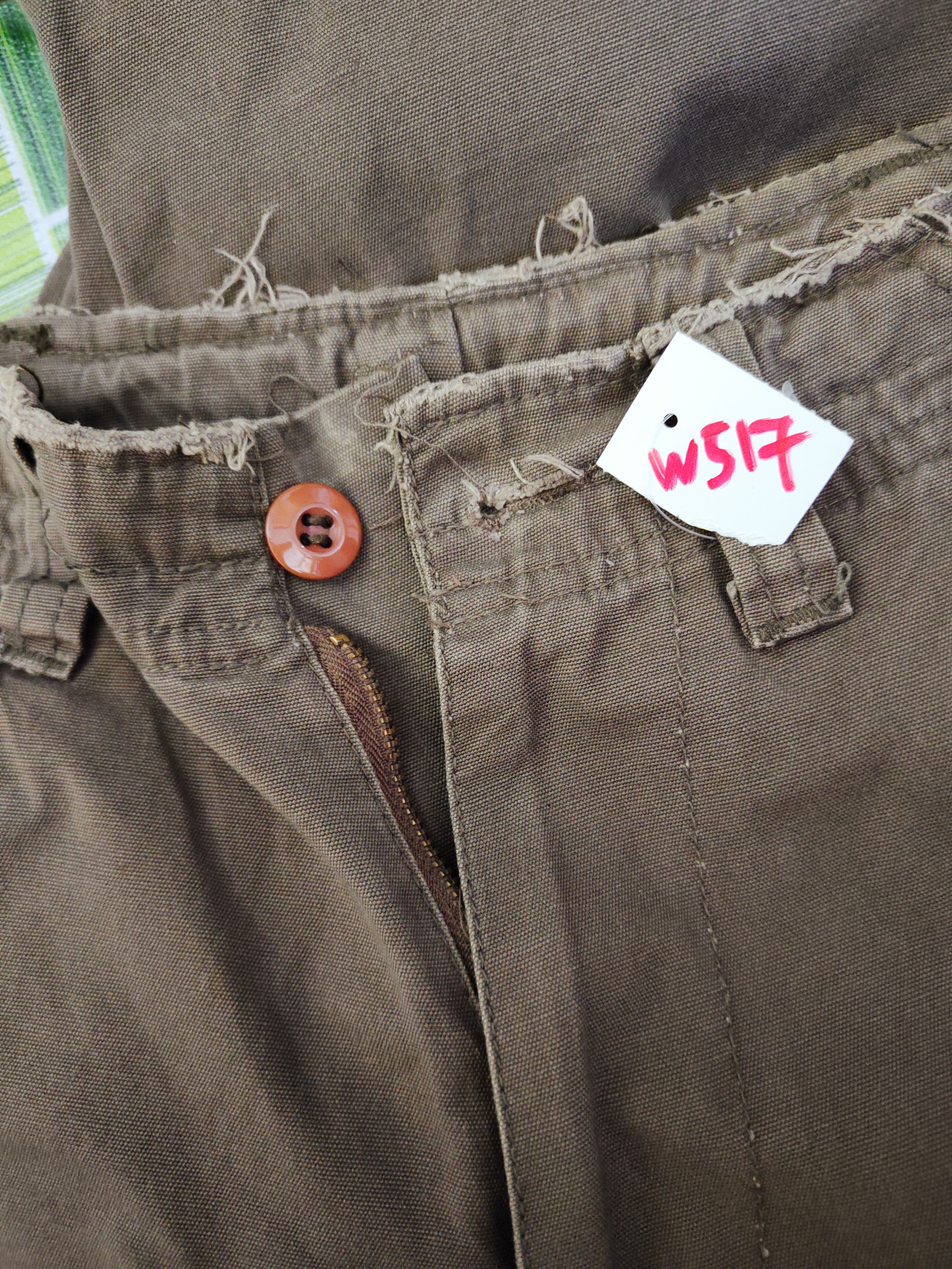 Japanese Brand Bobs Olive Multipocket Tactical Cargo Pants #W517 Size US 28 / EU 44 - 18 Thumbnail