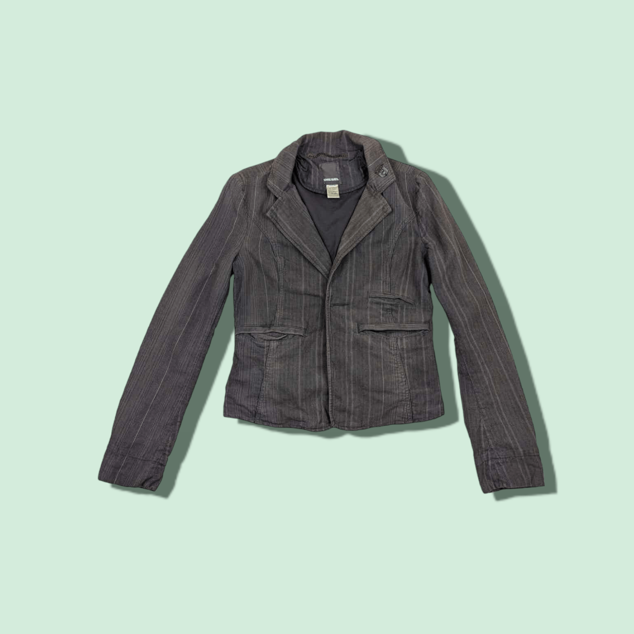 Diesel DIESEL Smart Casual Blazer Denim Style Size S / US 4 / IT 40 - 1 Thumbnail
