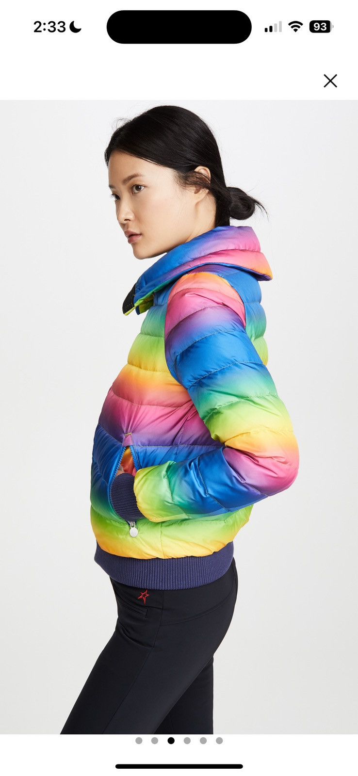 Perfect Moment Perfect Moment Queenie Rainbow Ski Jacket size Medium Size M / US 6-8 / IT 42-44 - 4 Thumbnail