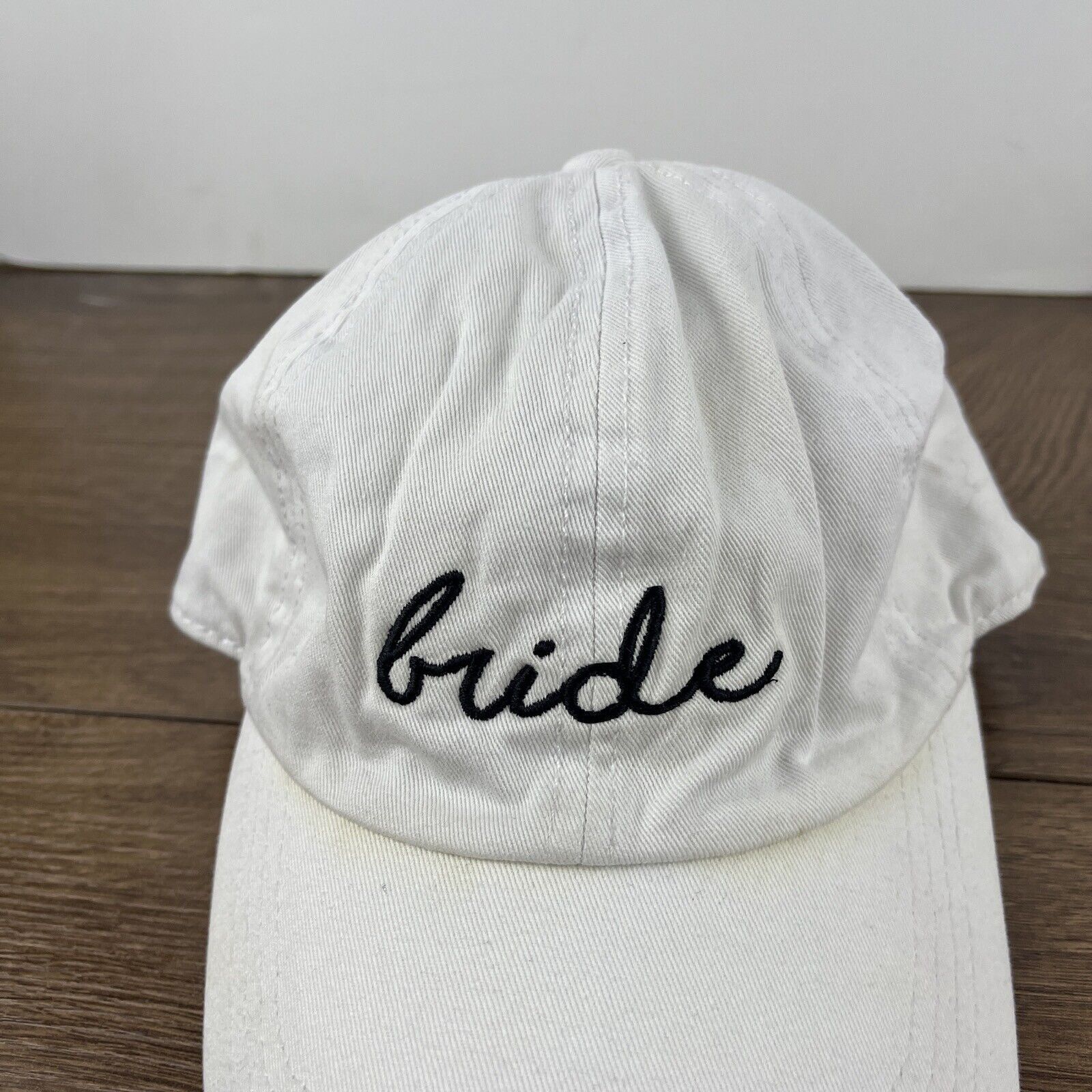 Other Bride Hat Bride White Hat Adjustable Adult Size Hat Cap Size ONE SIZE - 6 Thumbnail