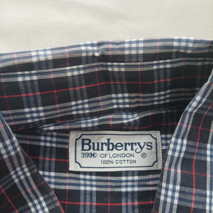 Burberry × Vintage 90s Burberrys London nova check casual button down shirt Size US M / EU 48-50 / 2 - 2 Thumbnail
