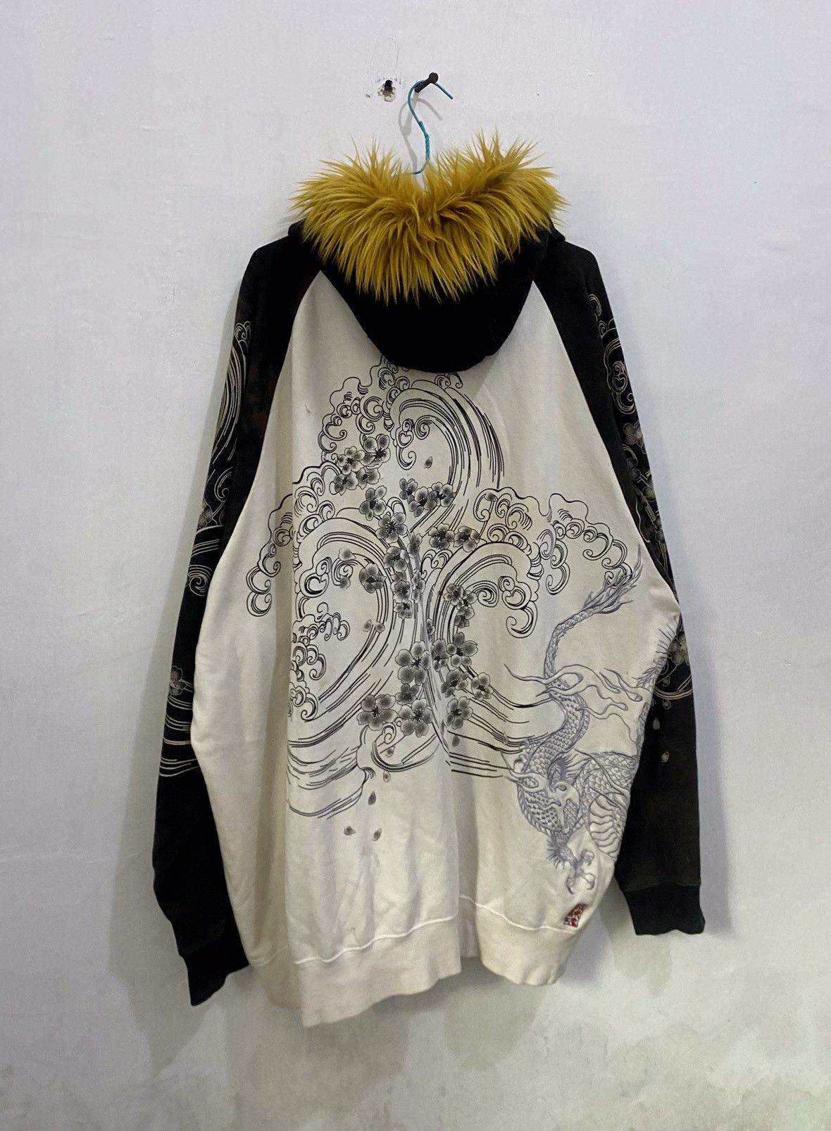 If Six Was Nine 💥Trashed💥Karakuri Tamashi Zipper Fur Hoodie LGB Style Size US XXL / EU 58 / 5 - 13 Thumbnail